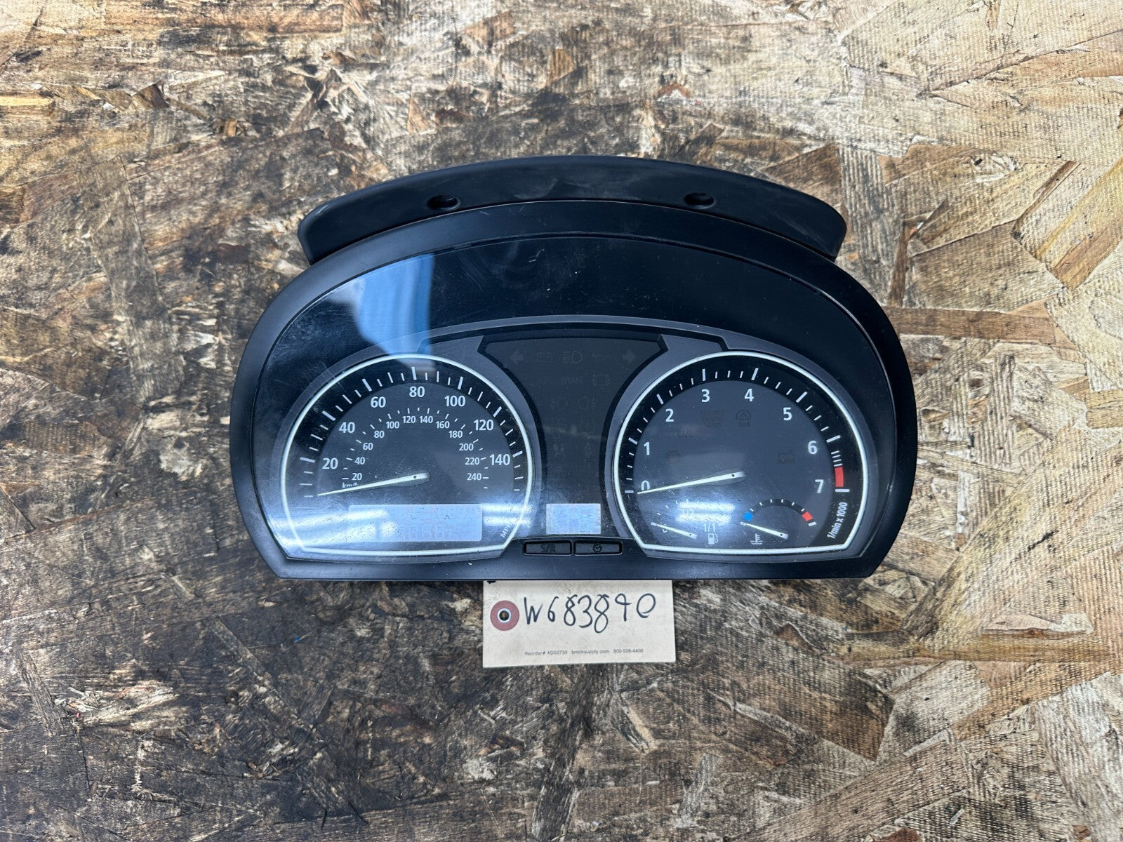 BMW 2003-2006 E83 X3 SPEEDOMETER INSTRUMENT CLUSTER MPH OEM 3416120