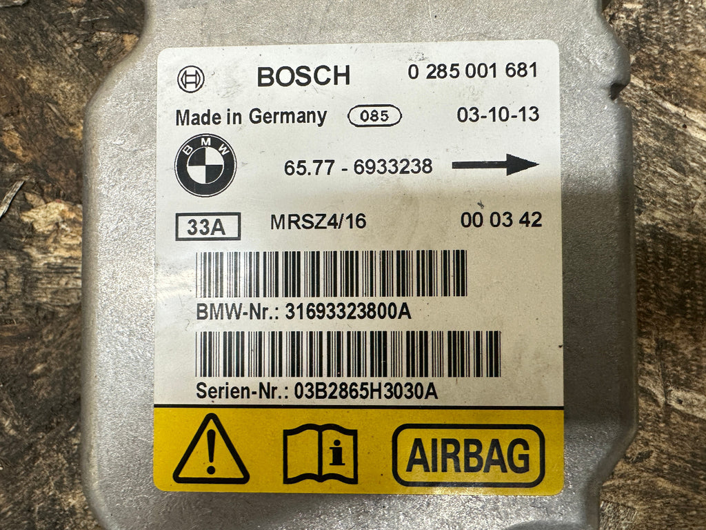 BMW 97-06 E46 E53 3 SERIES X5 SRS CONTROL MODULE/CRASH SENSOR OEM 6933238
