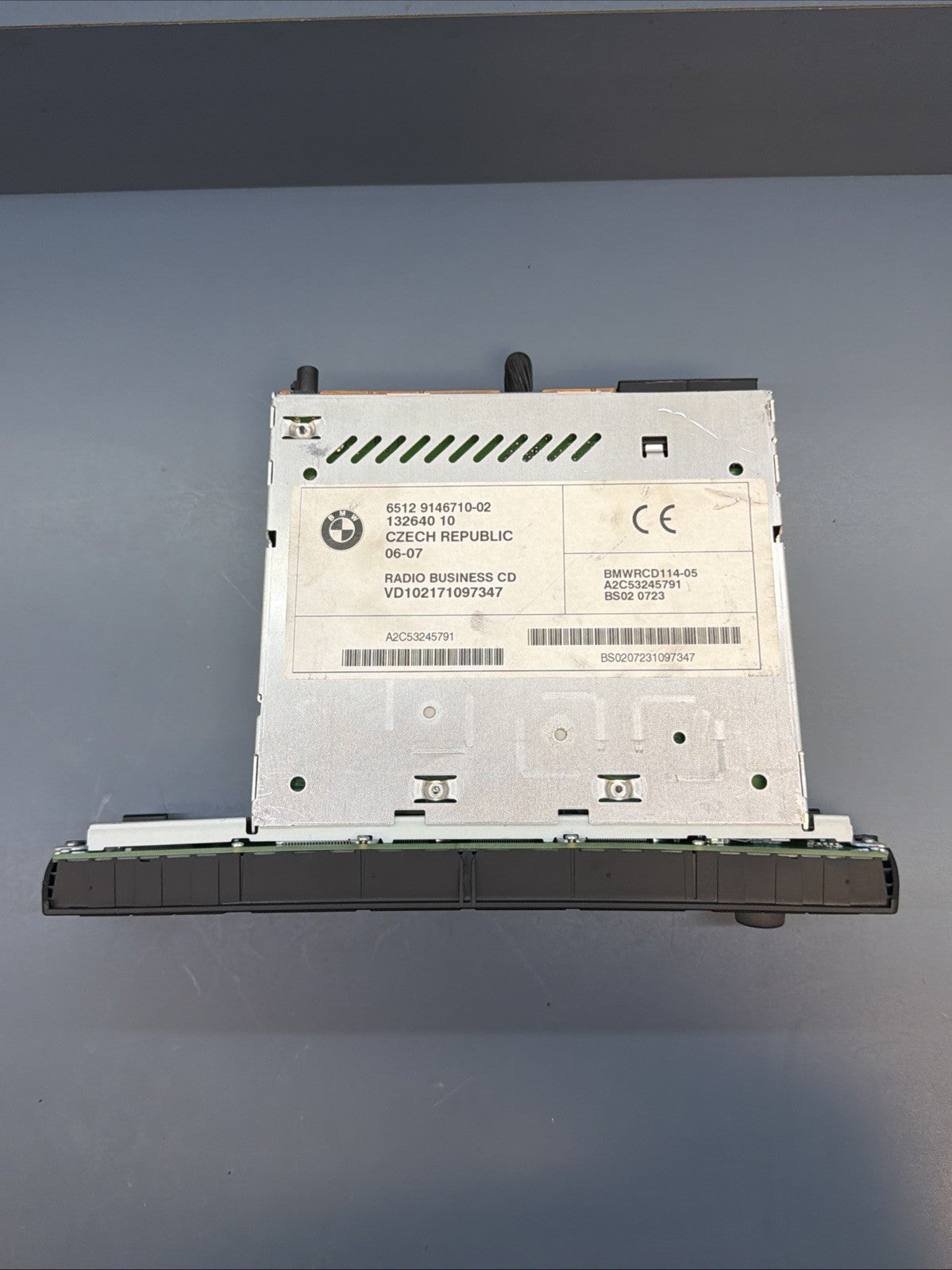06-08 BMW E85 Z4 RADIO BUSINESS CD PLAYER RECEIVER 9146710 OEM