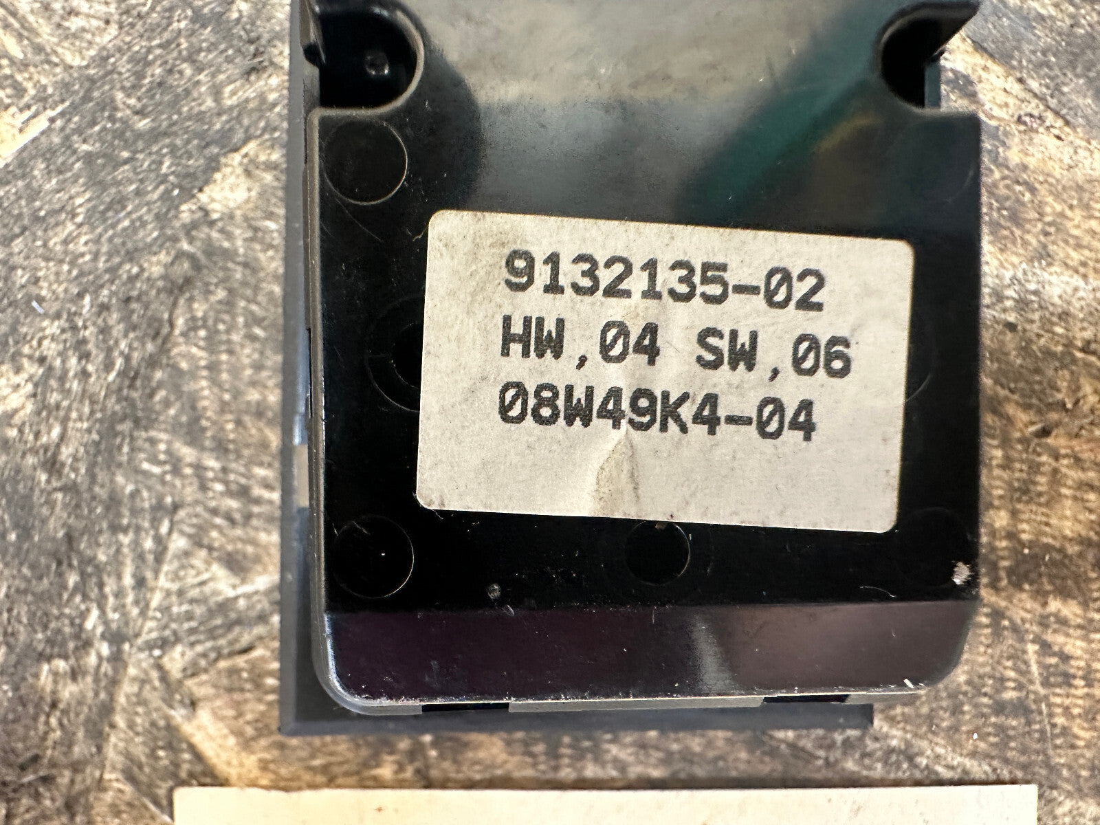 BMW 06-12 E90 LEFT DRIVER SIDE MASTER POWER WINDOW MIRROR SWITCHES OEM 9132135
