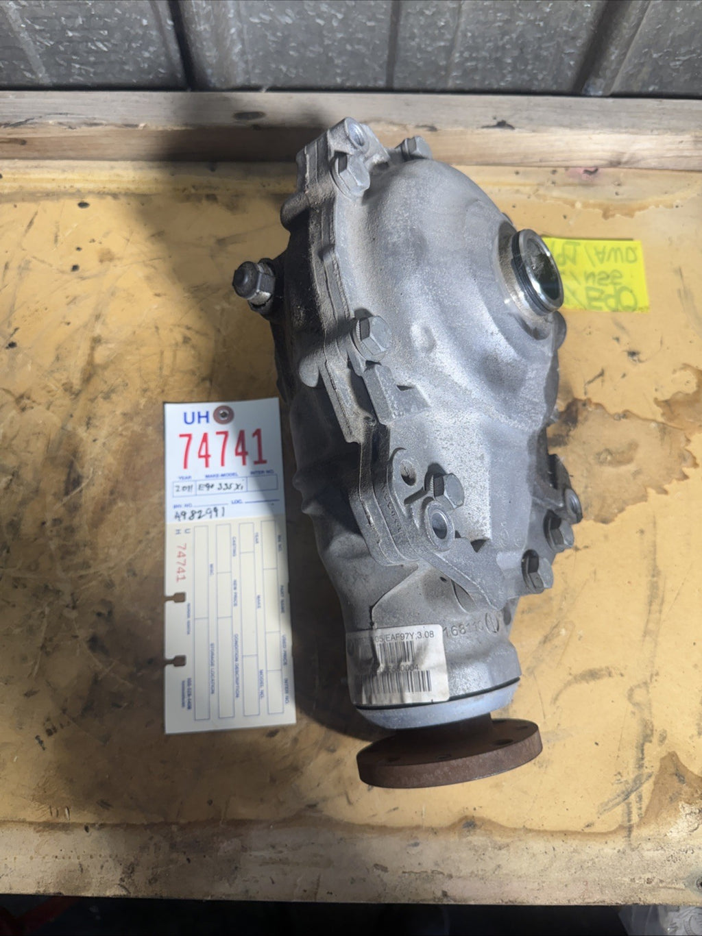 Front Differential Carrier Final 3.08 Drive AWD Diff OEM BMW 335XI E90 7575784