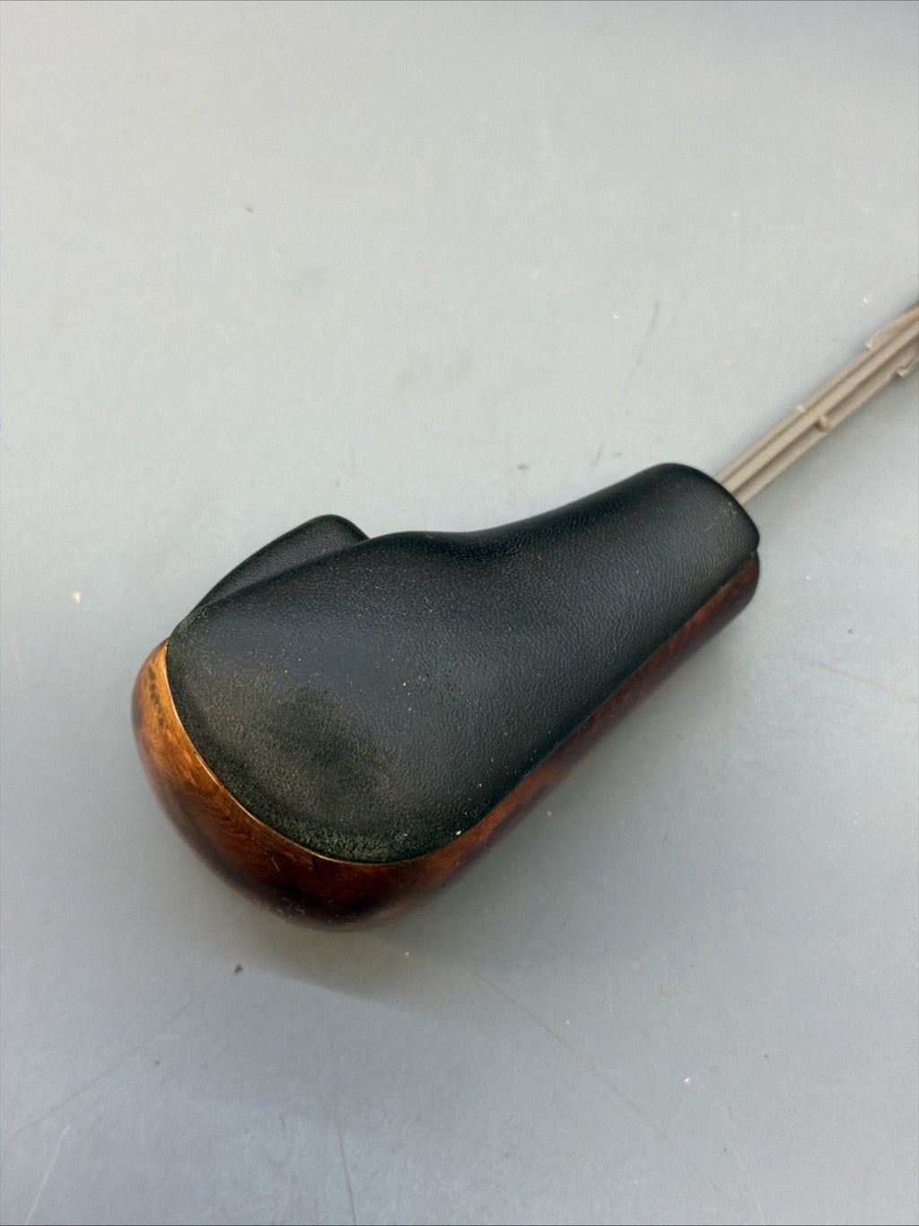 97-06 BMW E39 E46 E53 Automatic Gear Selector Shifter Knob Wood Leather 1423500