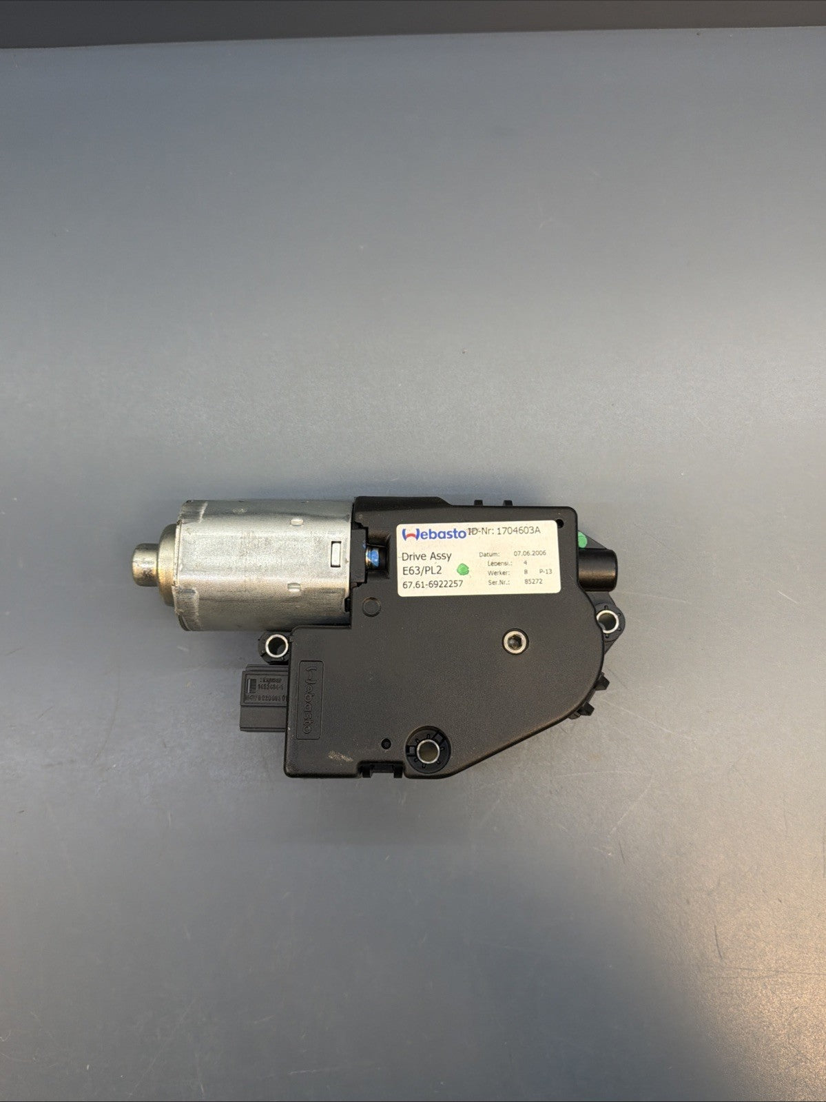 BMW 2006-2013 E9X 3 SERIES SUNROOF MOTOR OEM 6922257