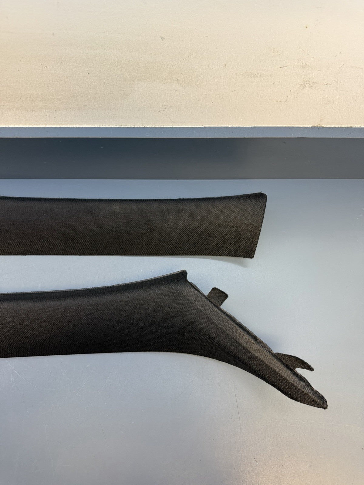 12-16 BMW F30 Front Left & Right A Pillar Trim Panel Cover BLACK 7220995 7220996