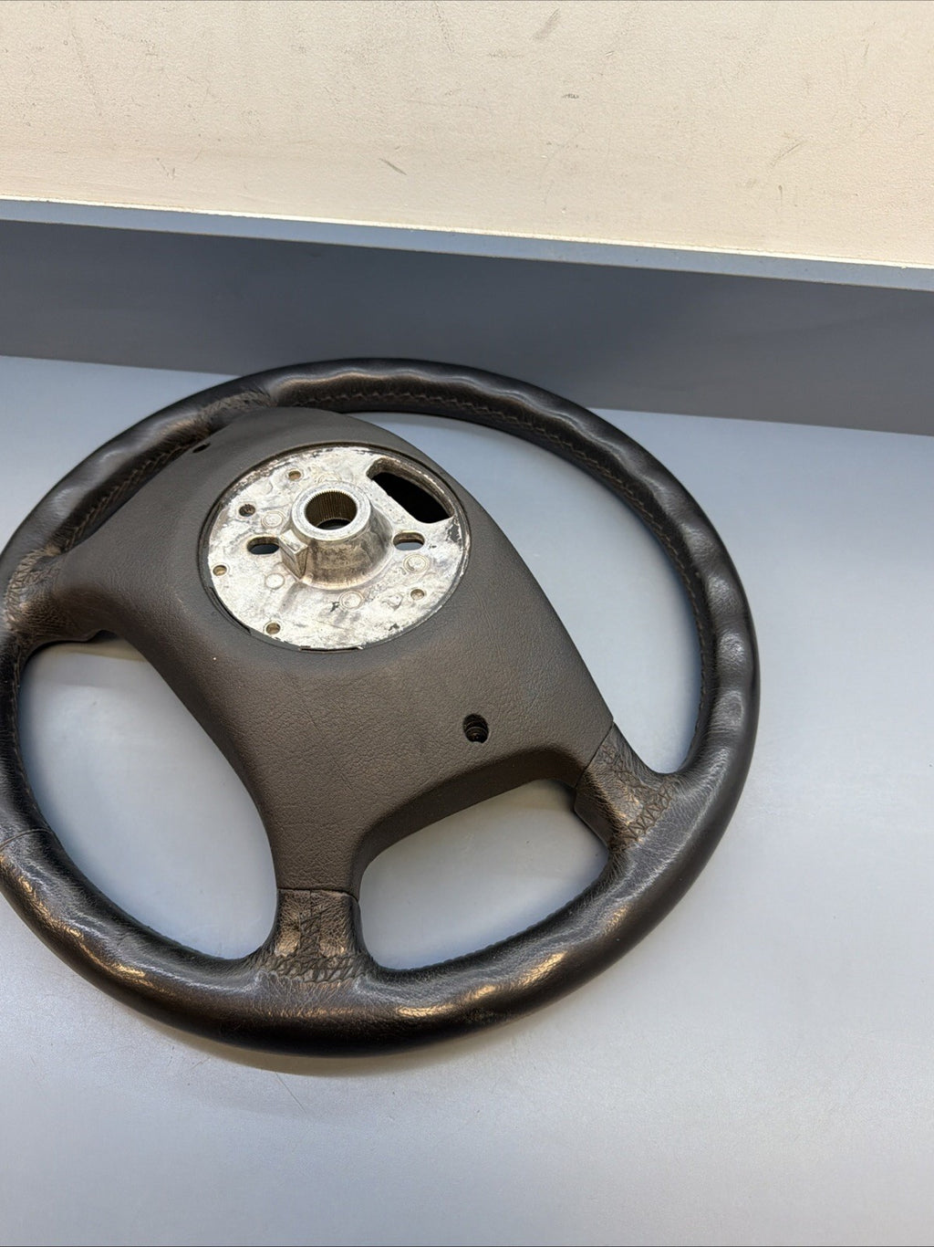 2004-2006 BMW X3 E83 4-Spoke Steering Wheel Black Leather OEM 3411790