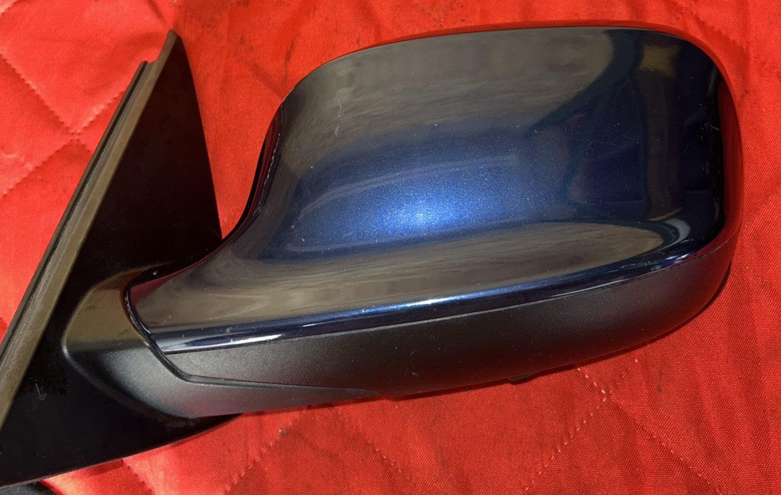 11-14 BMW X3 F25 LEFT DRIVER SIDE HEATED AUTODIM MIRROR 7205445 BLUE