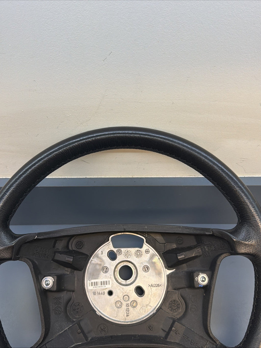 99-06 BMW OEM 330XI STEERING WHEEL W/O CONTROL SWITCHES LEATHER BLACK 6753947
