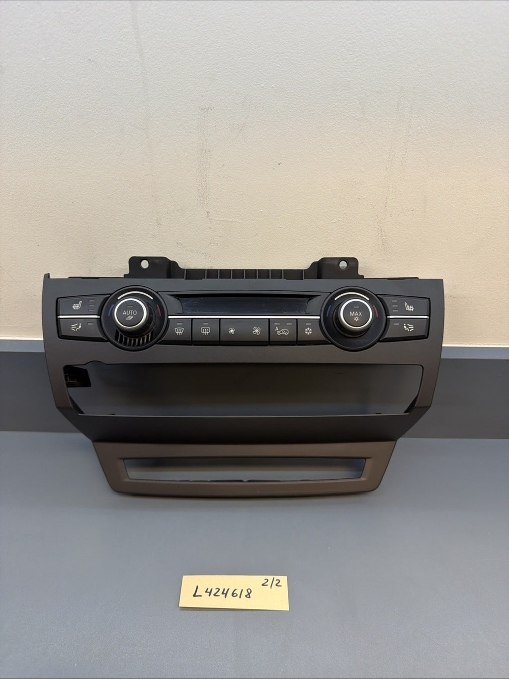 07-13 BMW X5 AC HEATER CLIMATE TEMPERATURE CONTROL SWITH PANEL OEM 9262781