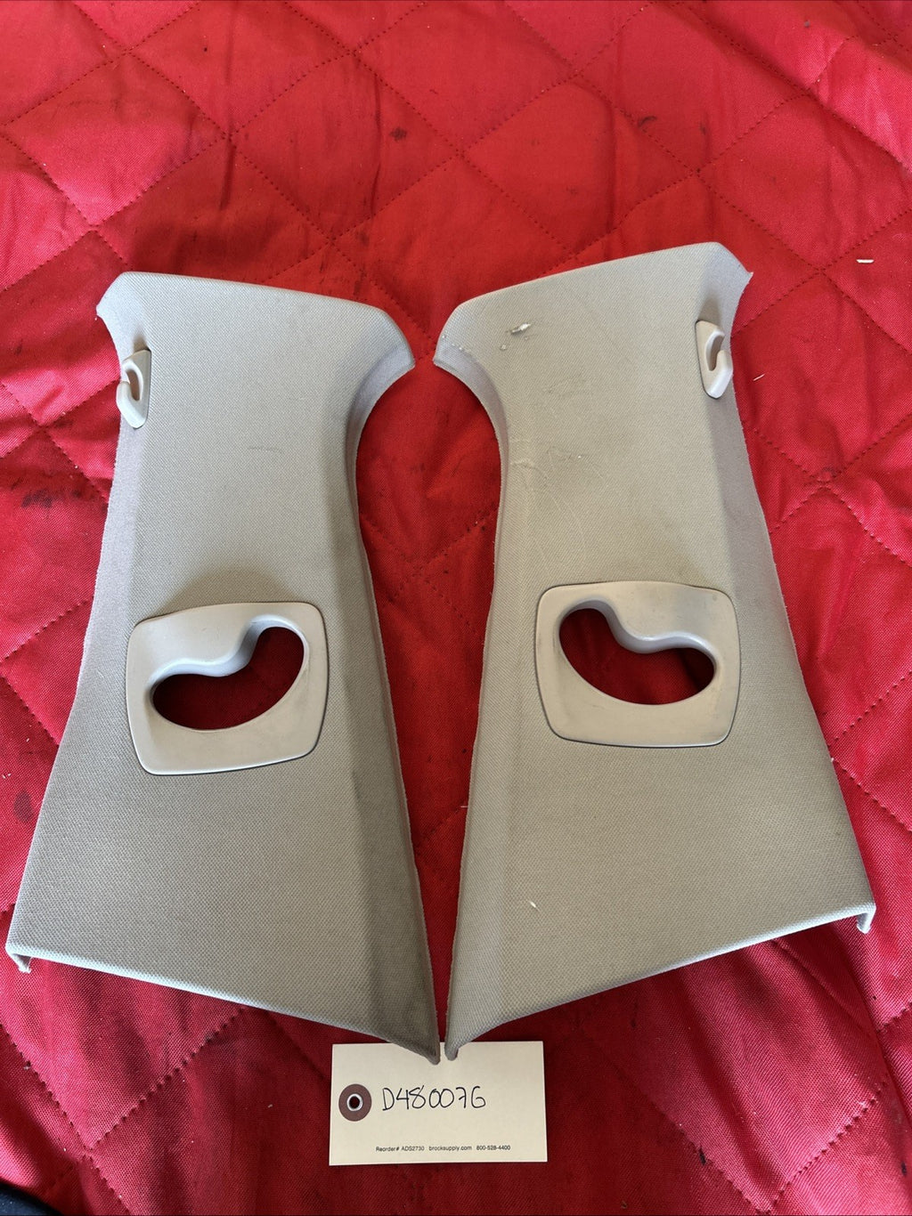BMW 5 Series F10 F11 Trim B Pillar 9116349 9116350 Trim Cover Beige