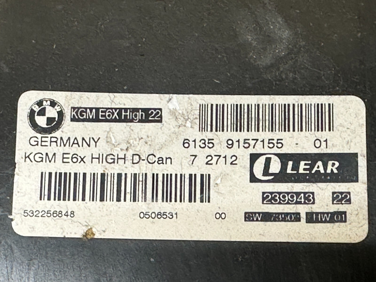 BMW 7-10 E60 E90 E82 N54 ENGINE ECU+CAS IMMOBILIZER+KEY VIN MATCHED OEM 7575875