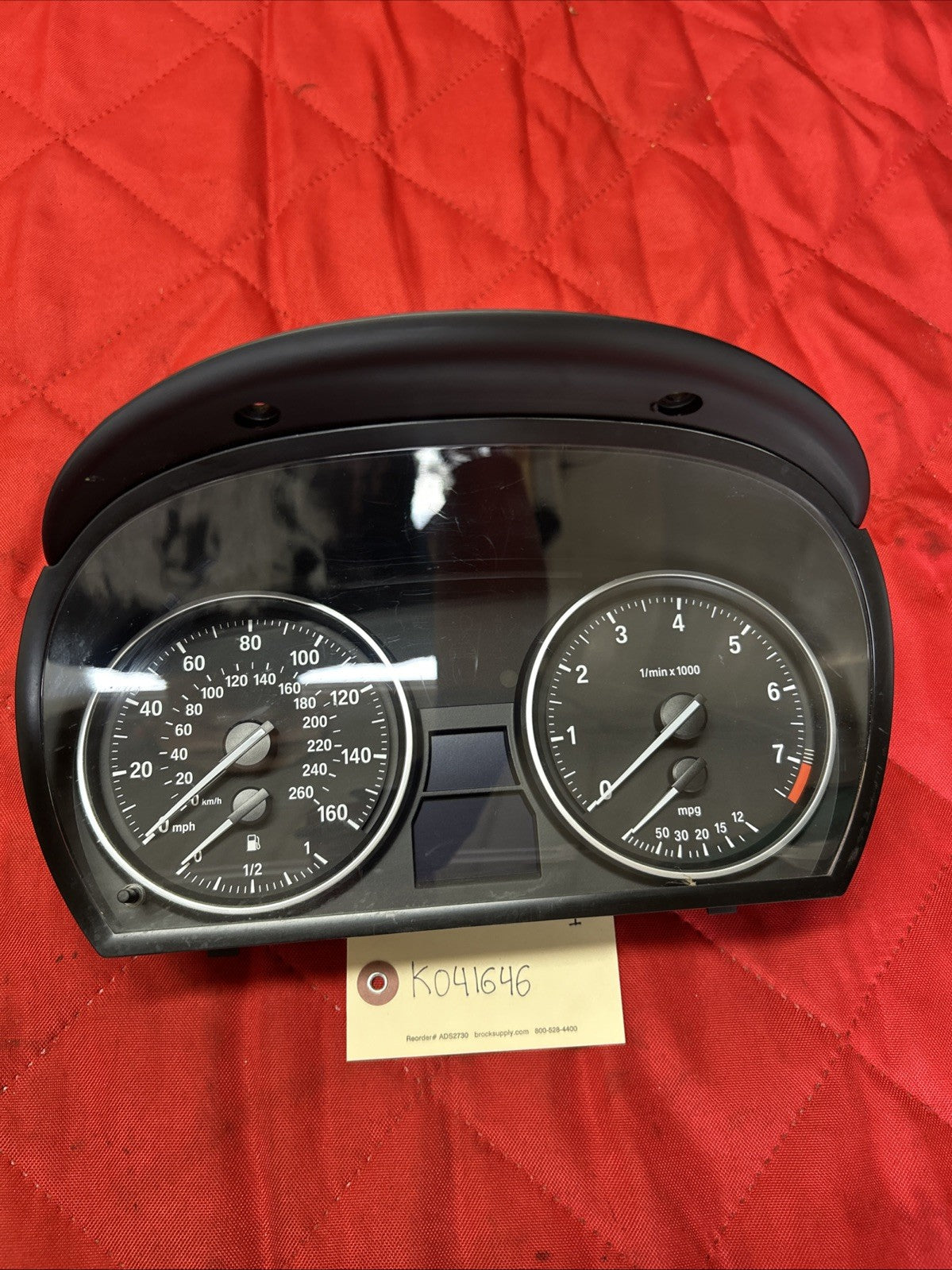 2007-2013 BMW 328 Instrument Gauge Cluster Speedometer 9166837 149K