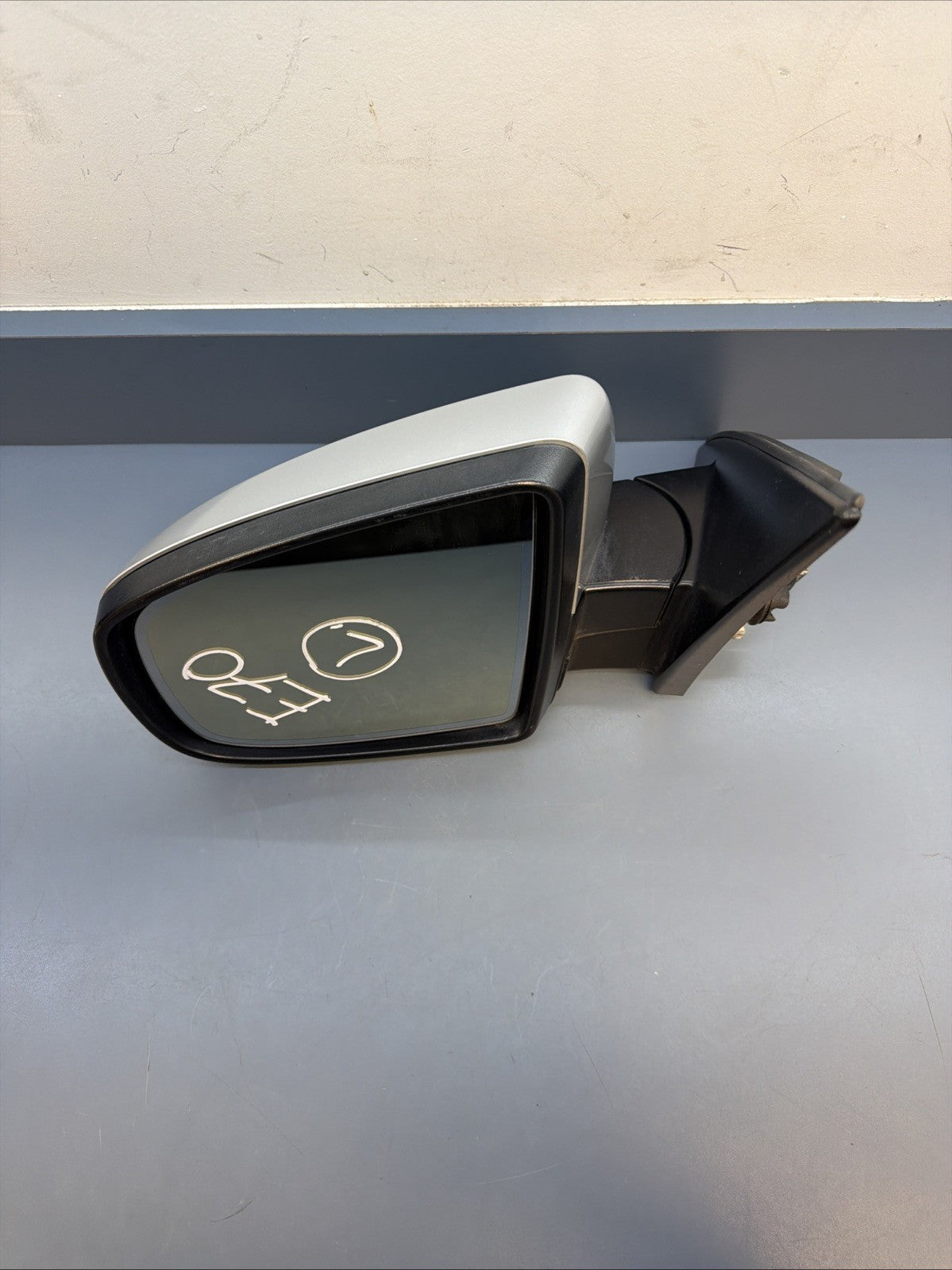 OEM BMW E70 X5 Driver Side Left Sideview Mirror w/ Camera Space Grey 7181175