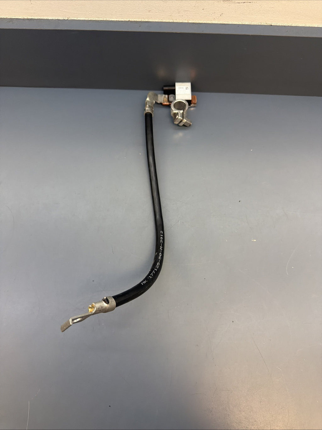 12-15 BMW E84 X1 IBS Negative Battery Ground Cable Terminal Harness OEM 7618677