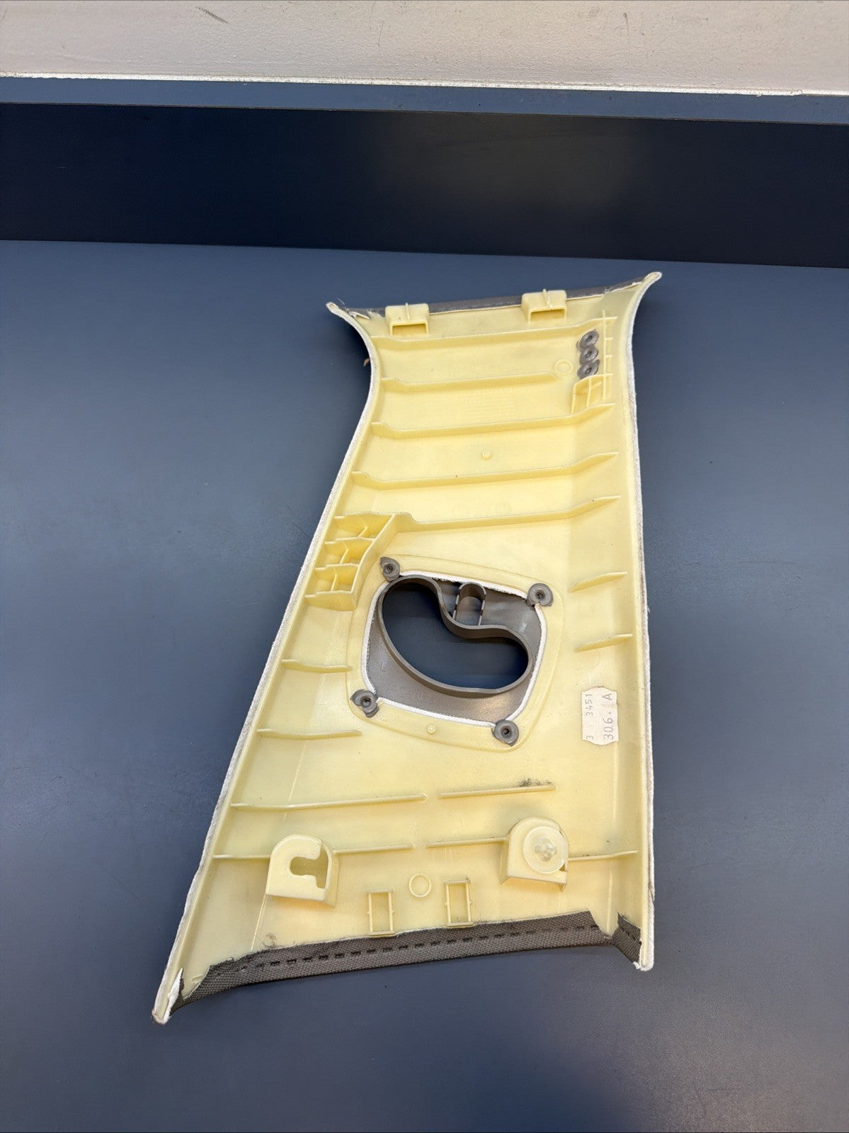 11-16 BMW 528i 535i F10 Front Left Driver Side B Pillar Cover Trim 9116349 Oem