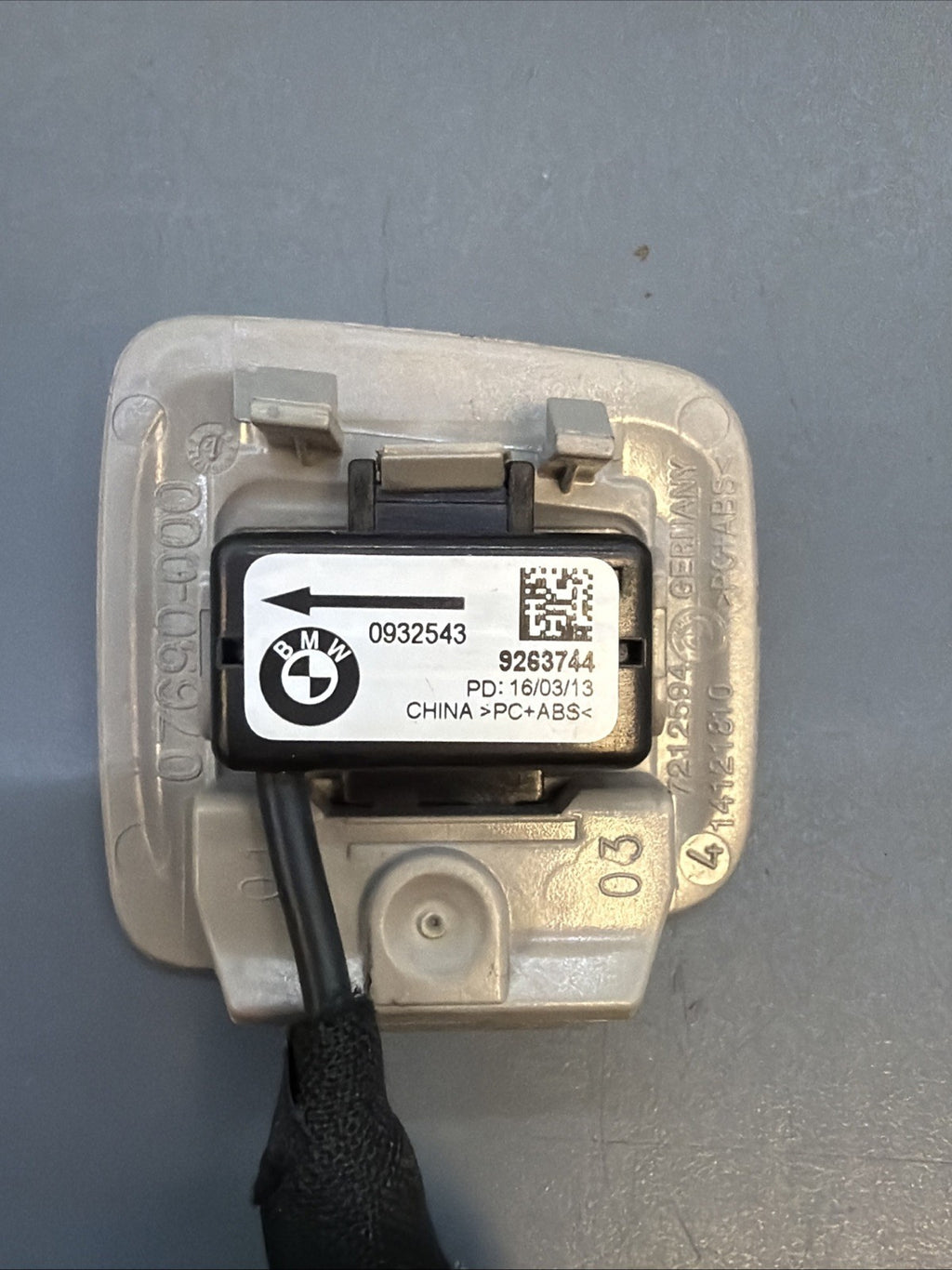 11-18 BMW F10 F25 Hands Free Navigation Telephone Microphone Gray OEM 9263744