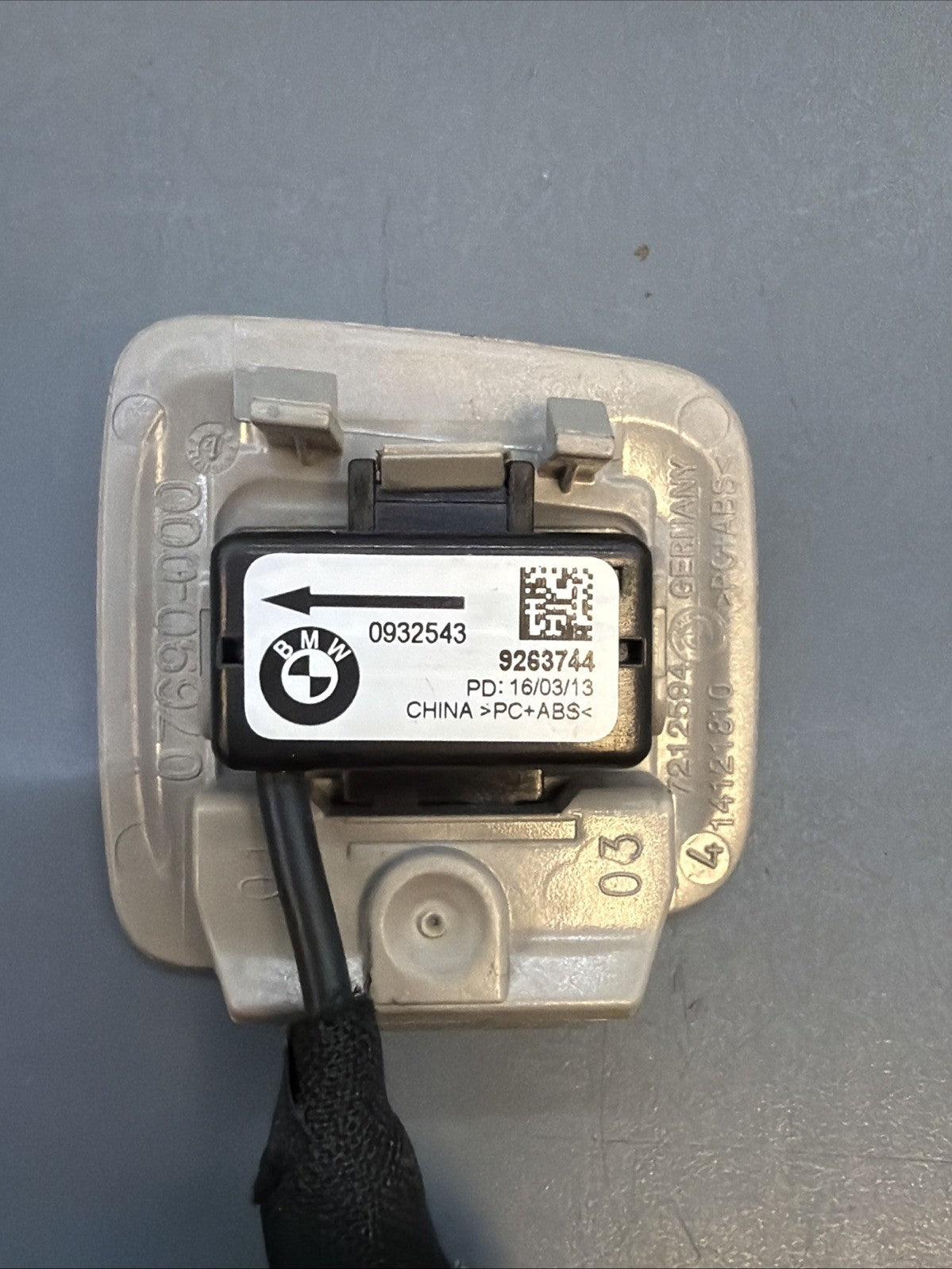 11-18 BMW F10 F25 Hands Free Navigation Telephone Microphone Gray OEM 9263744