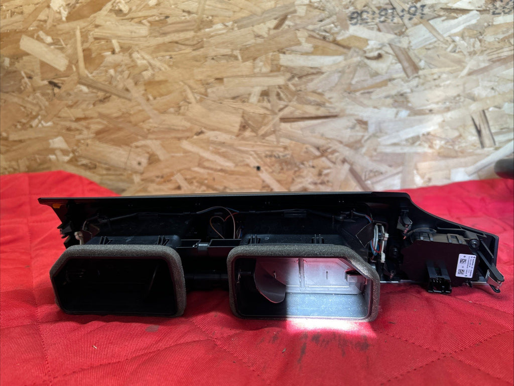 BMW 2011-2017 F25 X3 CENTER DASHBOARD AIR VENT PANEL+TRIM BLACK OEM 9184742