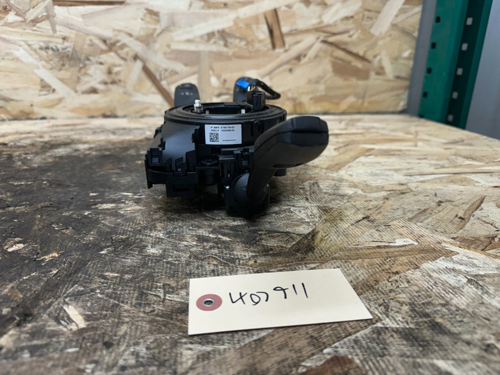 BMW 06-12 E90 STEERING COLUMN SWITCH MODULE COMPLETE W CLOCK SPRING OEM 9169755