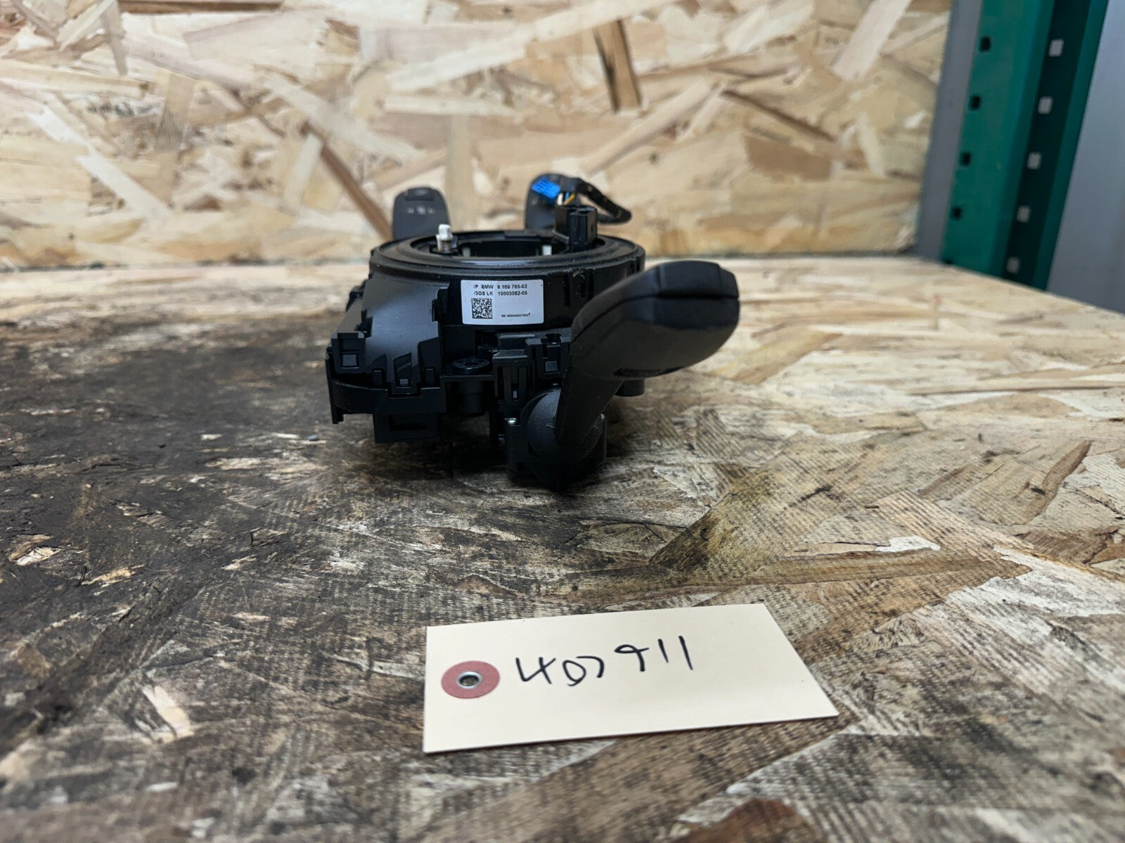 BMW 06-12 E90 STEERING COLUMN SWITCH MODULE COMPLETE W CLOCK SPRING OEM 9169755
