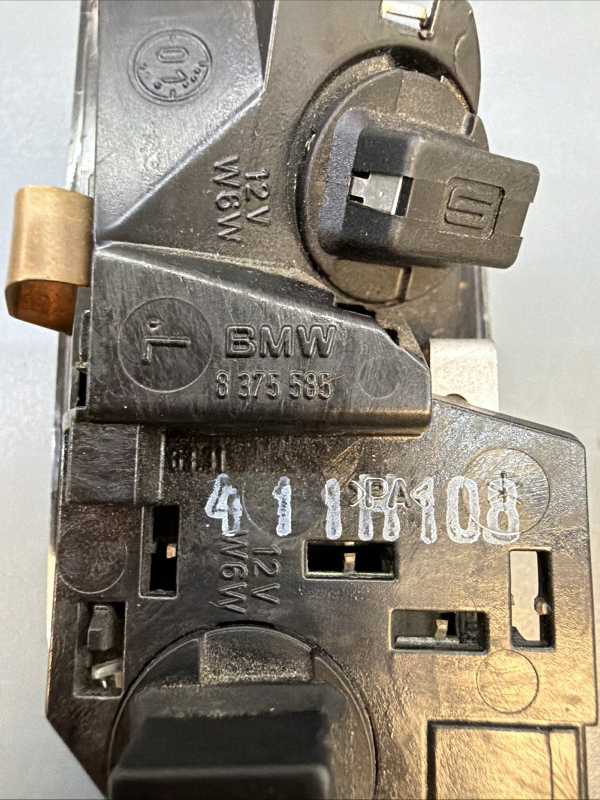 00-06 Bmw E46 3 Series Rear Left Roof Interior Reading Light Lamp Black 8375585