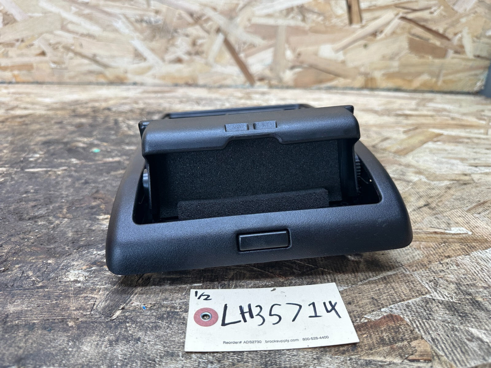 BMW 99-06 E53 X5 FRONT OVERHEAD SUNROOF SWITCH CONSOLE PANEL BLACK TRIM 8258062