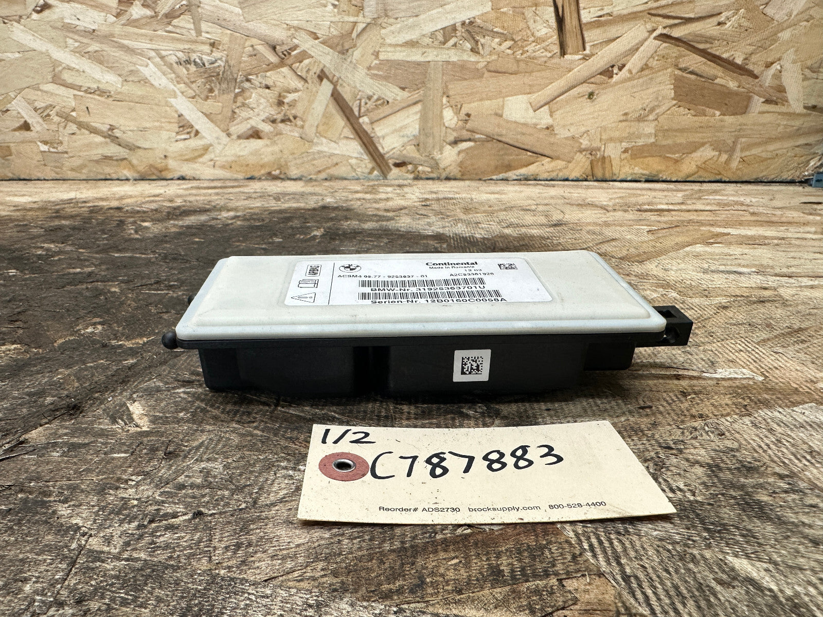 BMW 2011-2017 F25 X3 F10 F30 3/5 SERIES CRASH SRS CONTROL MODULE OEM 9253637