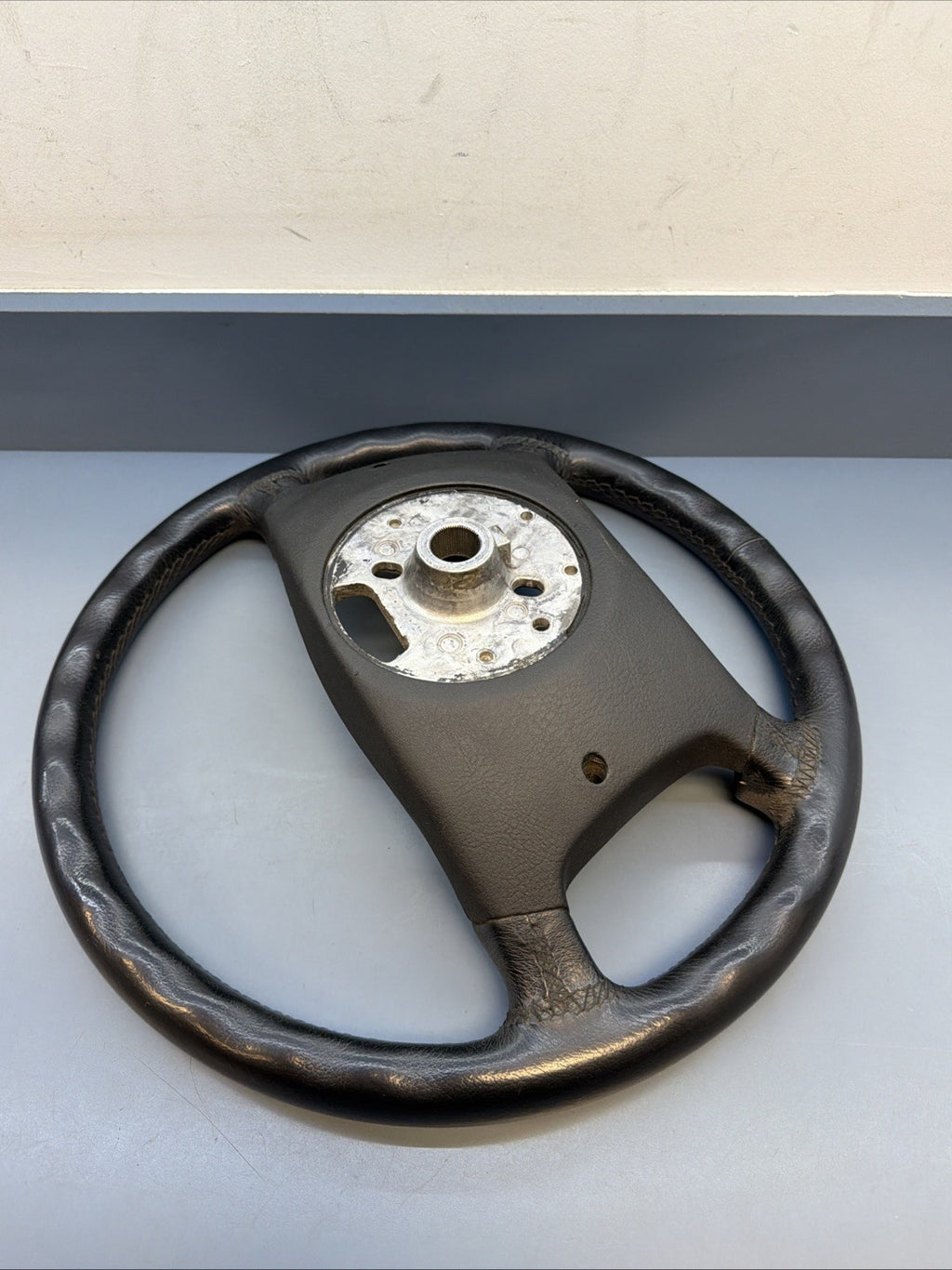 2004-2006 BMW X3 E83 4-Spoke Steering Wheel Black Leather OEM 3411790