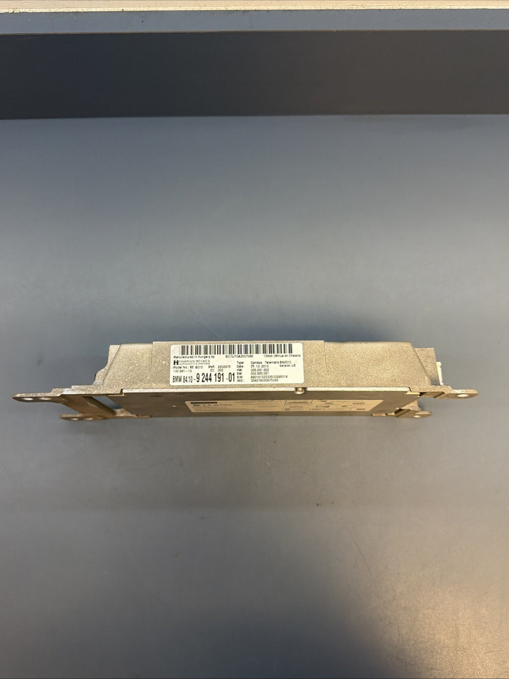 OEM 09-20 BMW F25 F01 F02 F10 F30 F13 F06 Telematics Bluetooth Module 9244191