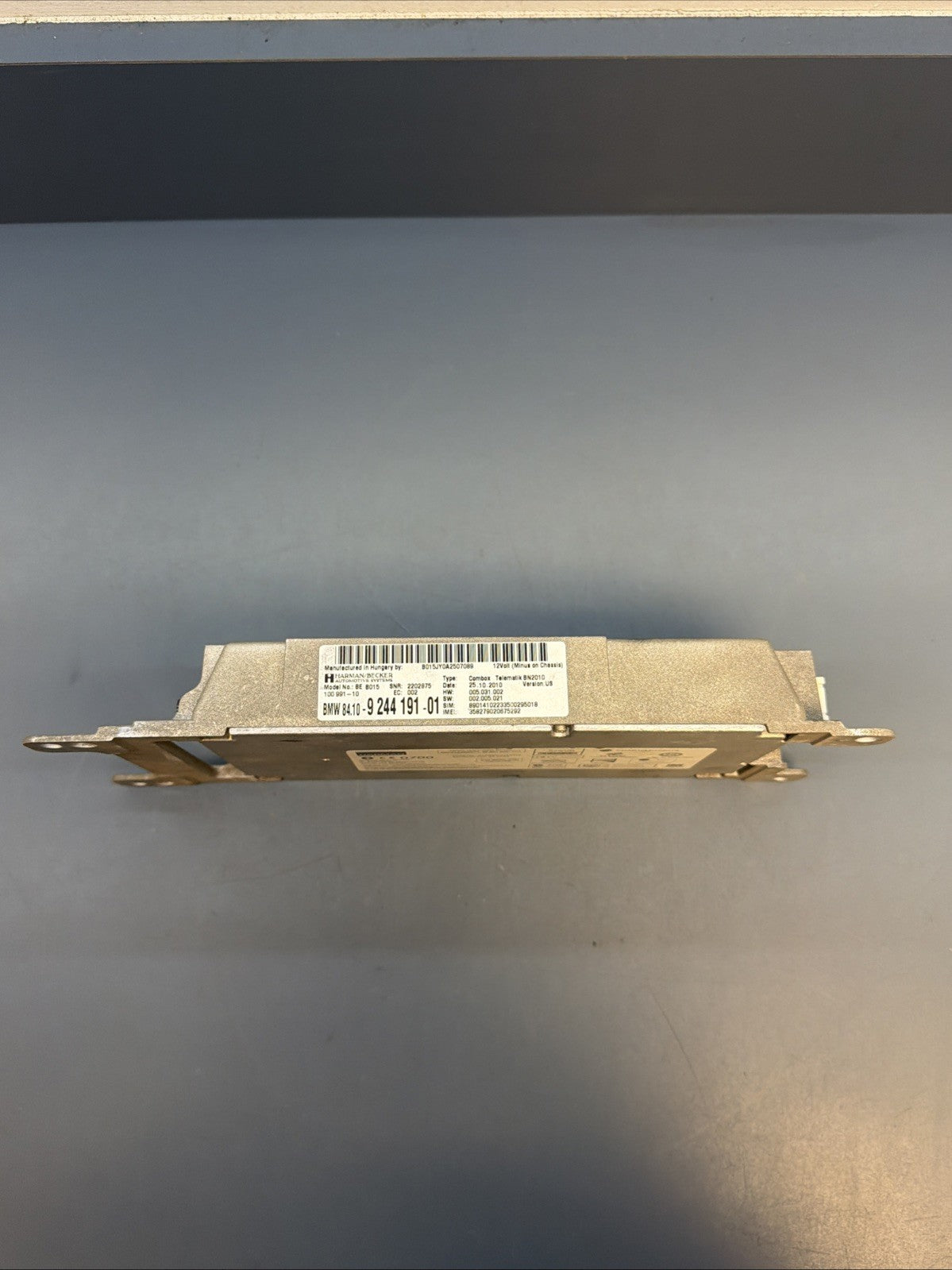 OEM 09-20 BMW F25 F01 F02 F10 F30 F13 F06 Telematics Bluetooth Module 9244191