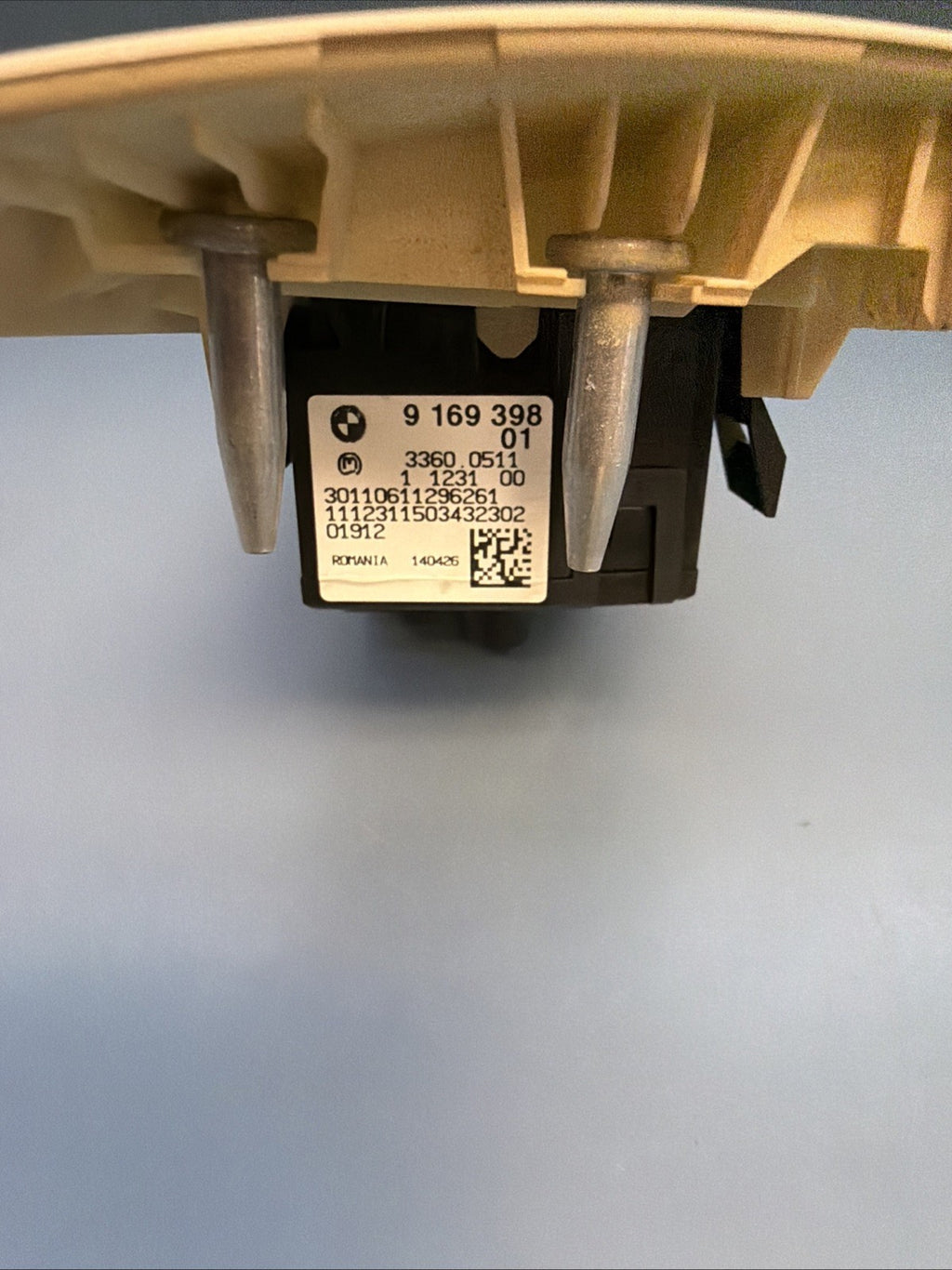 06-11 BMW E90 E92 328i 335d Headlight Control Switch Unit Beige 9169398 OEM