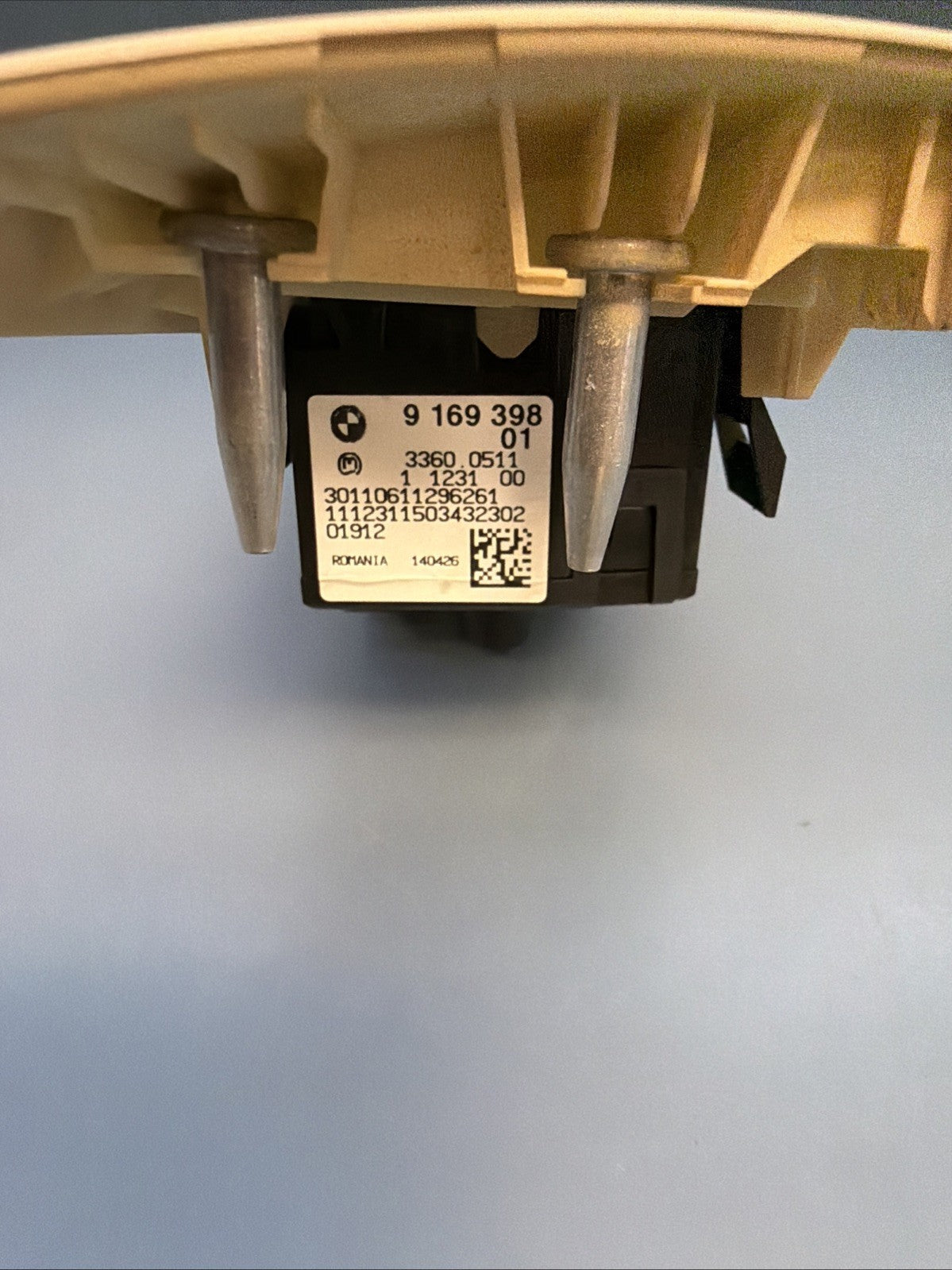 06-11 BMW E90 E92 328i 335d Headlight Control Switch Unit Beige 9169398 OEM