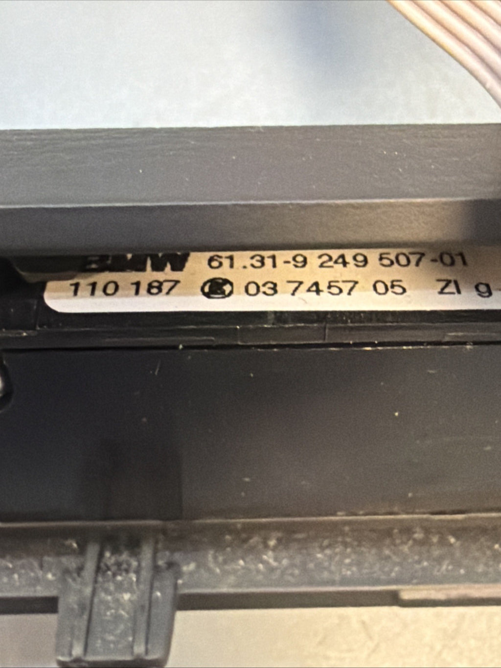 13-15 BMW X1 E84 CENTER CONSOLE TRACTION CONTROL SWITCH PANEL OEM 9249507