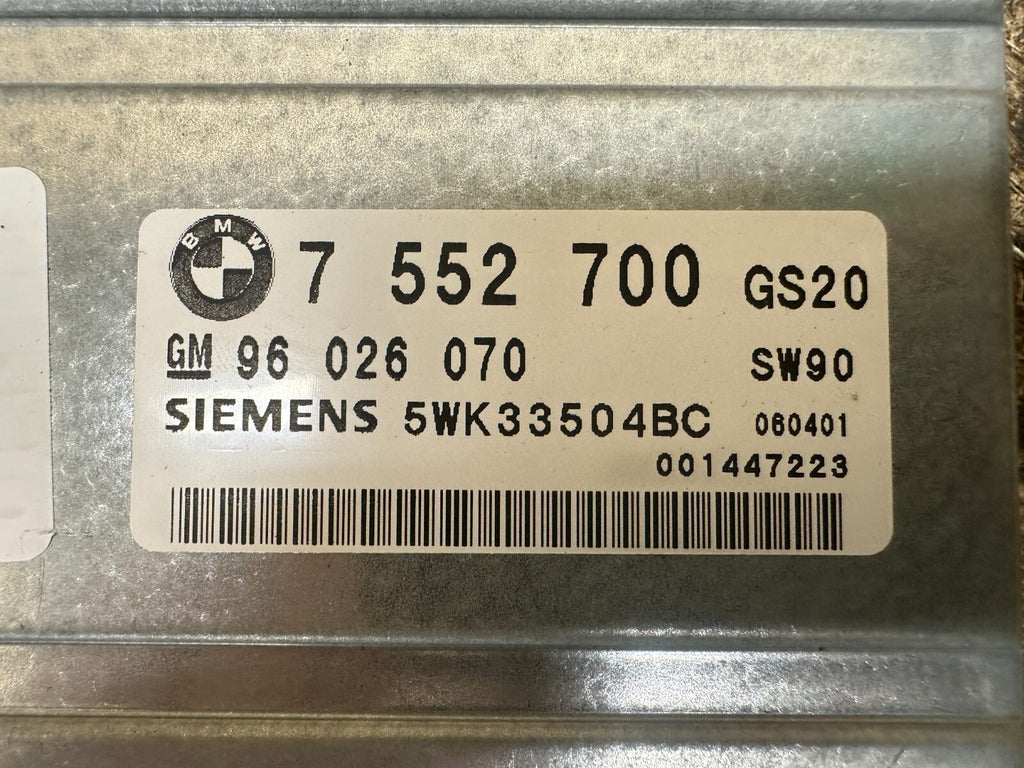 BMW 98-06 E46 E83 E53 3 SERIES X3 X5 TRANSMISSION CONTROL UNIT TCU OEM 7552700
