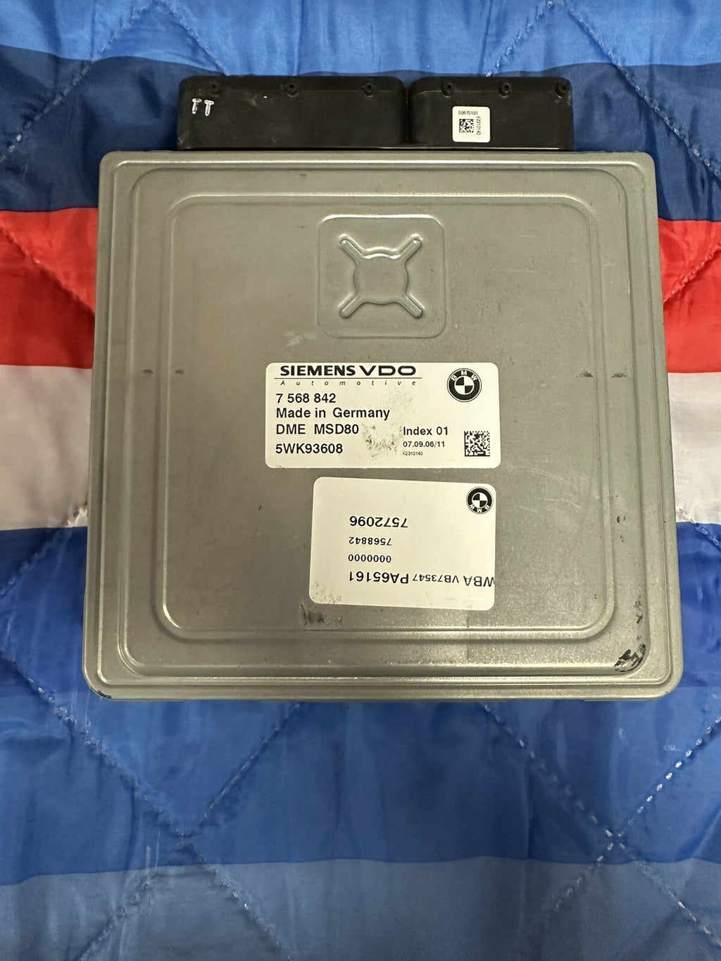 BMW E88 E90 E92 135 335 535 N54 DME ECU Engine Computer CAS3 Module Key Set OEM