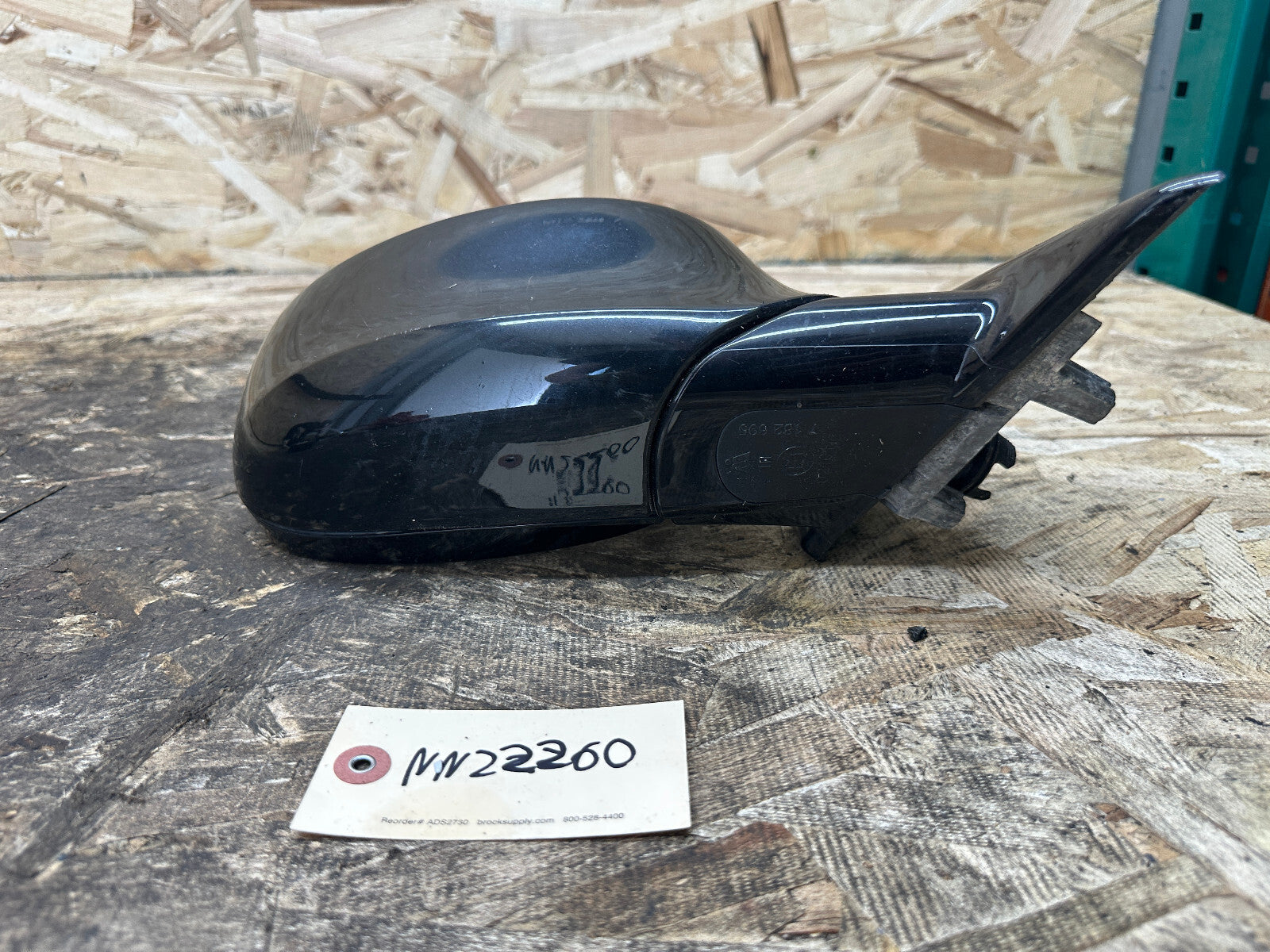 BMW 09-12 E90 LCI 3 SERIES FRONT RIGHT PASSANGER SIDE MIRROR BLACK OEM 7182695