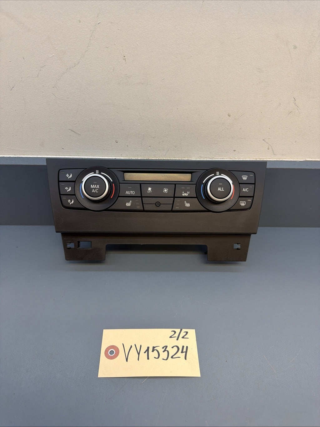 2012-2015 BMW X1 E84 A/C HEAT CLIMATE CONTROL PANEL OEM 9292262