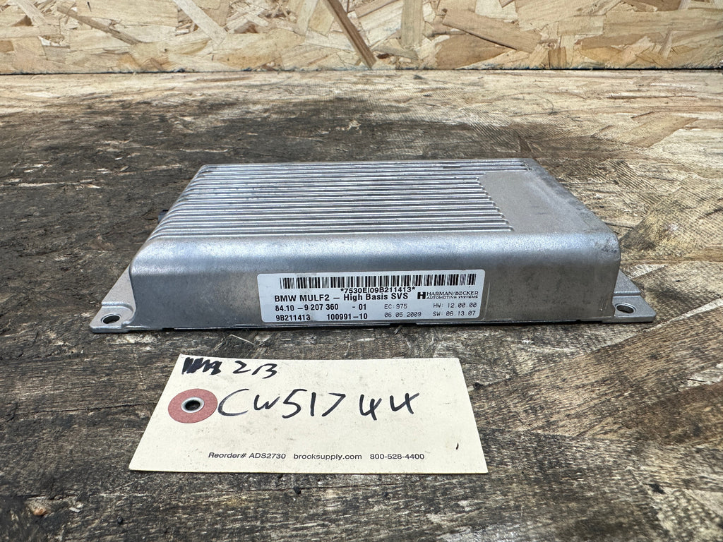BMW 04-13 1/3/5/6/7 SERIES X5 Z4 SVS BLUETOOTH COMMUNICATION MODULE 9207360
