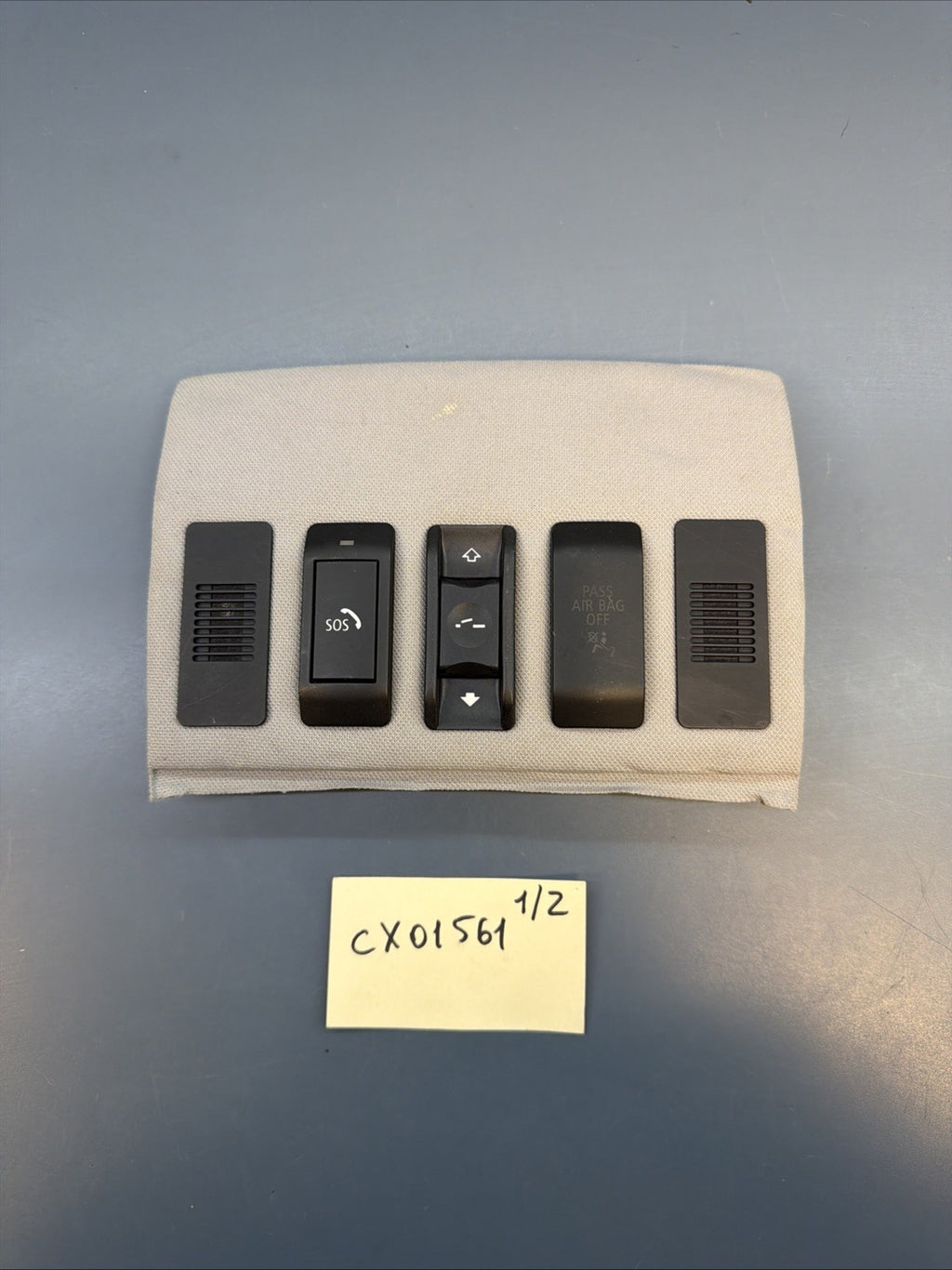 06 - 10 BMW 5series E60 OVERHEAD ROOF CONSOLE SUNROOF CONTROL SWITCH 6907288 OEM