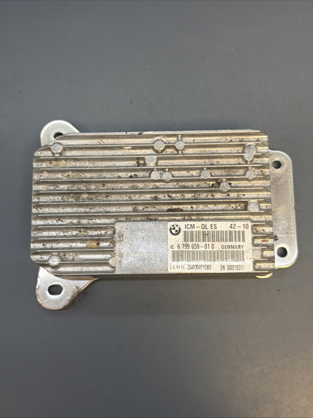 2011 - 2016 BMW 528i 535i 550i F10 5 SERIES ICM CONTROL MODULE UNIT OEM 6799659