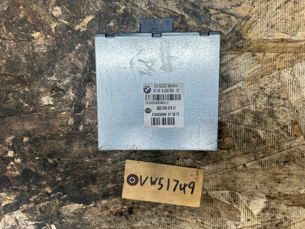 BMW 06-16 E81 E90 E84 1 3 SERIES X1 DC VOLTAGE CONVERTER CONTROL MODULE 9253208