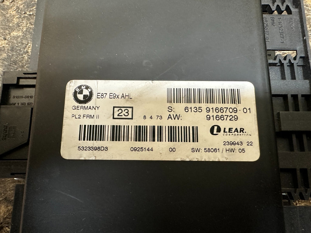 BMW 2006-2009 E90 E92 E93 3 SERIES FOOTWELL LIGHTING CONTROL MODULE OEM 9166709