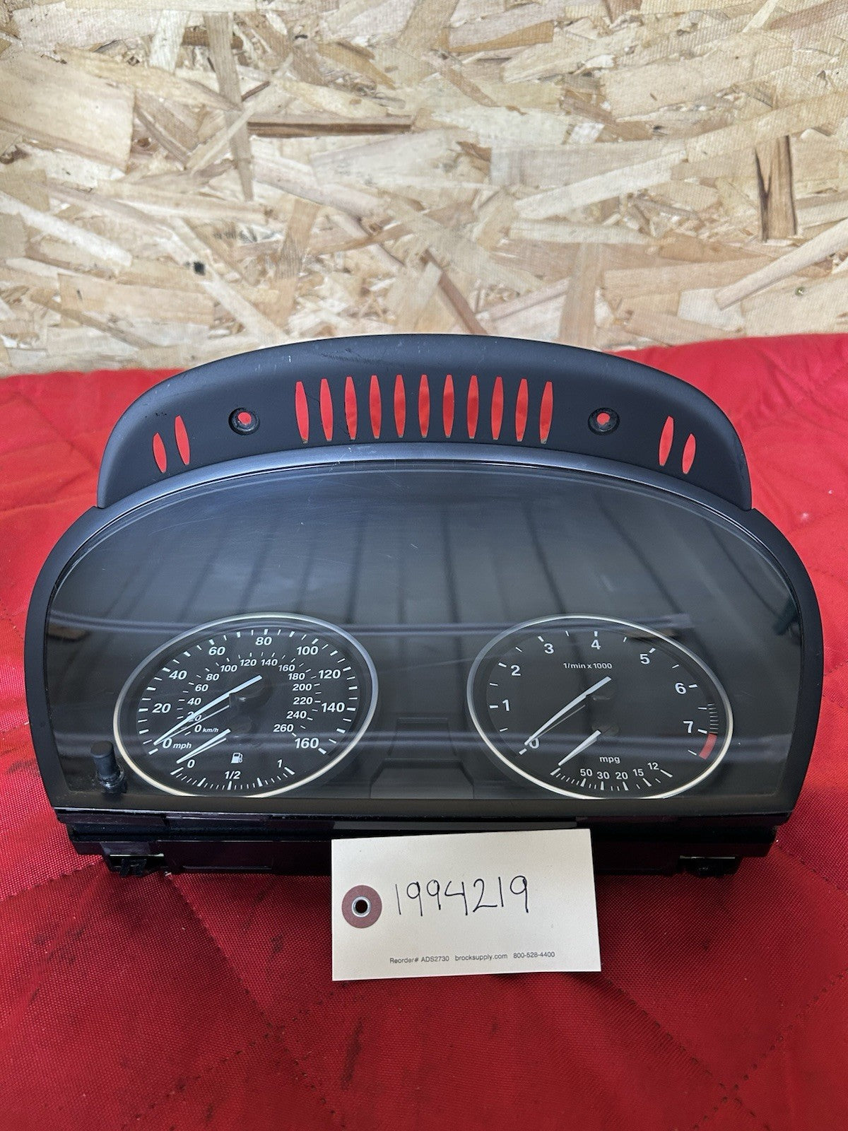 07-13 BMW X5 X6 E70 E71 Instrument Cluster Speedometer Gauge 6976284 154K MILES