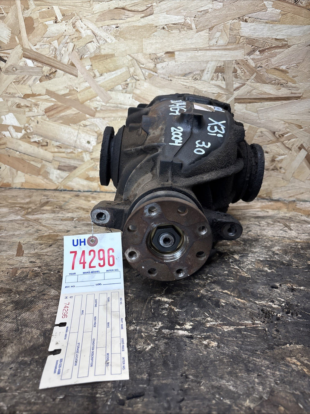 BMW REAR DIFFERENTIAL 3 SERIES 3.64 FINAL DRIVE 3310 7523669 X3 AWD