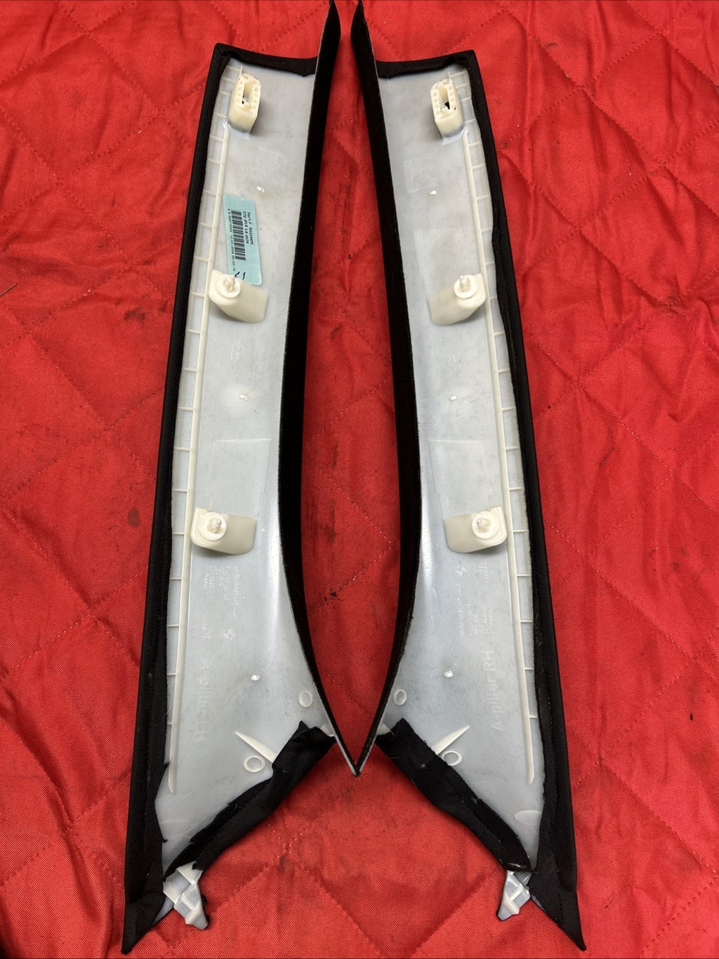BMW X5 E70 NS & OS Front A Pillar Trims Covers Black #503346PE-503350PE