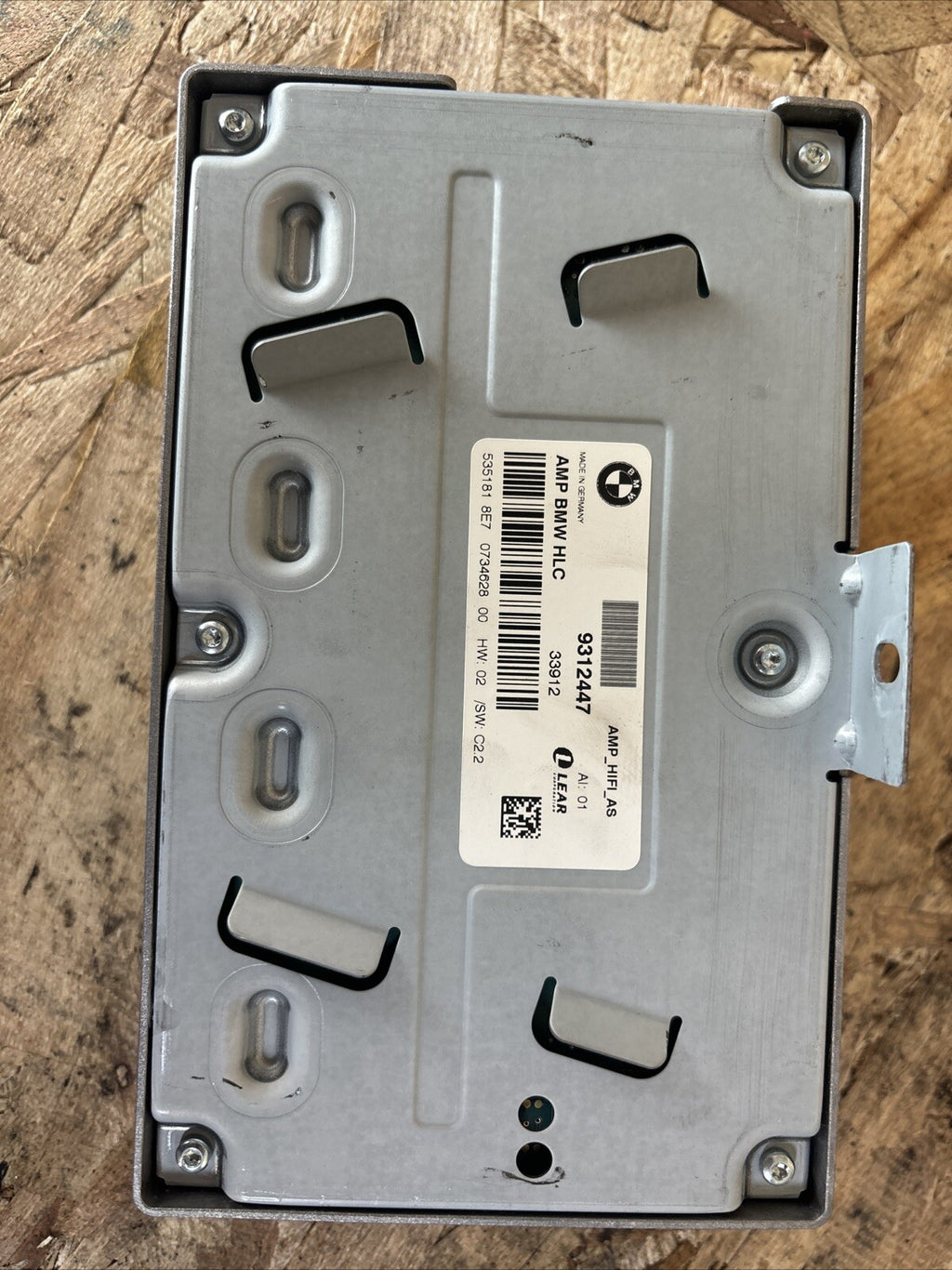 2012-2018 BMW 320 F30 RADIO AUDIO HIFI AMP AMPLIFIER MODULE 9312447 OEM