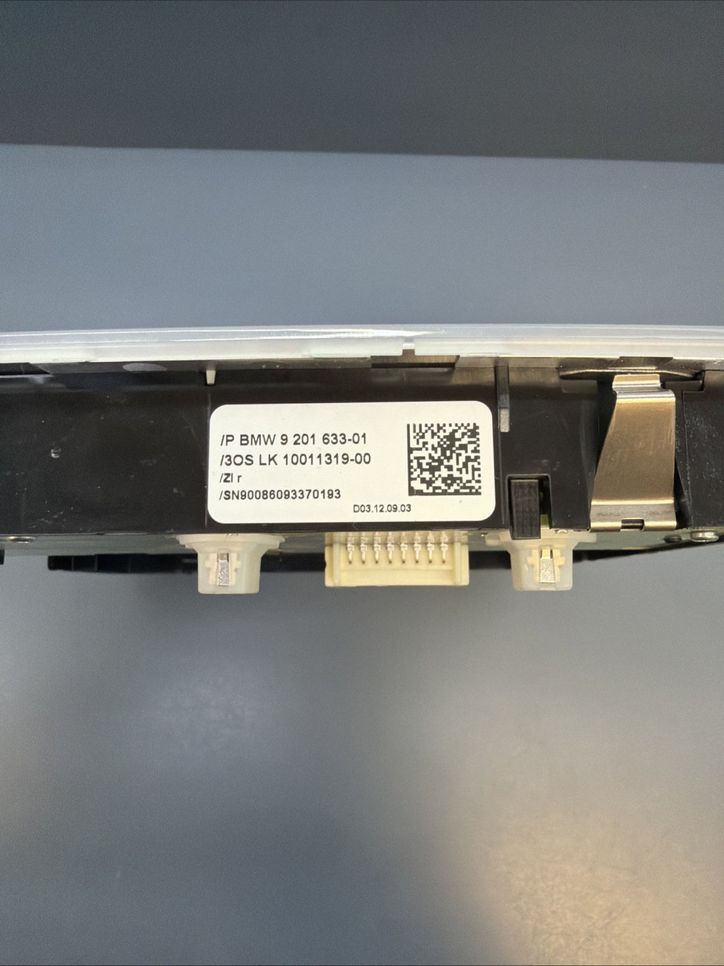 06-12 BMW E90 328i Rear Overhead Reading Light Lamp Switch Beige 9201633 OEM