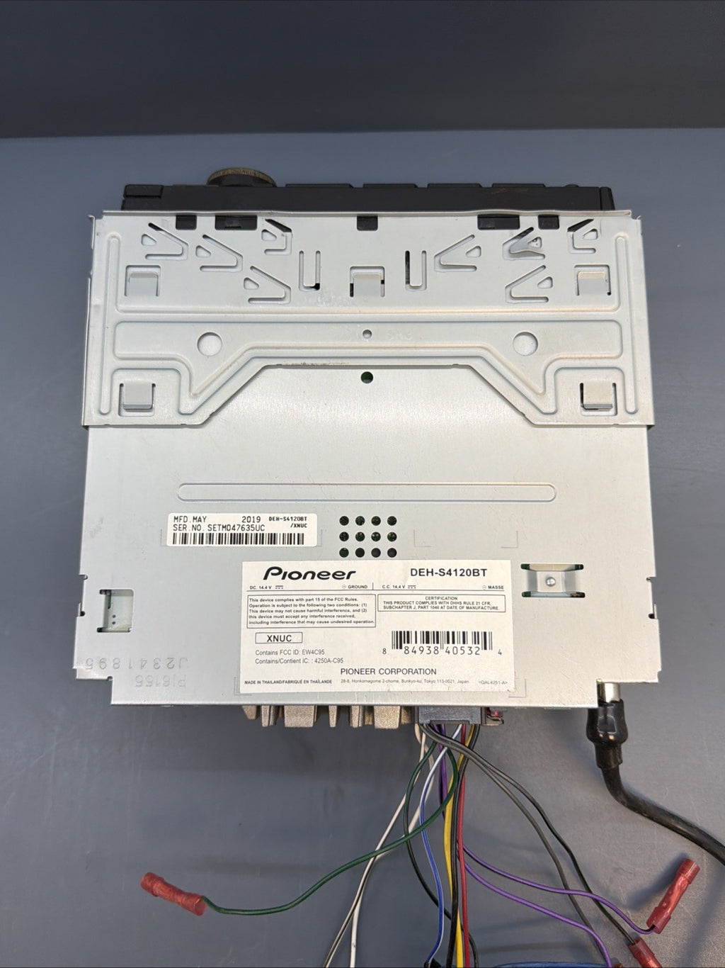 Pioneer DEH-S4120BT Single DIN Receiver with Bluetooth OFF BMW E36 Z3