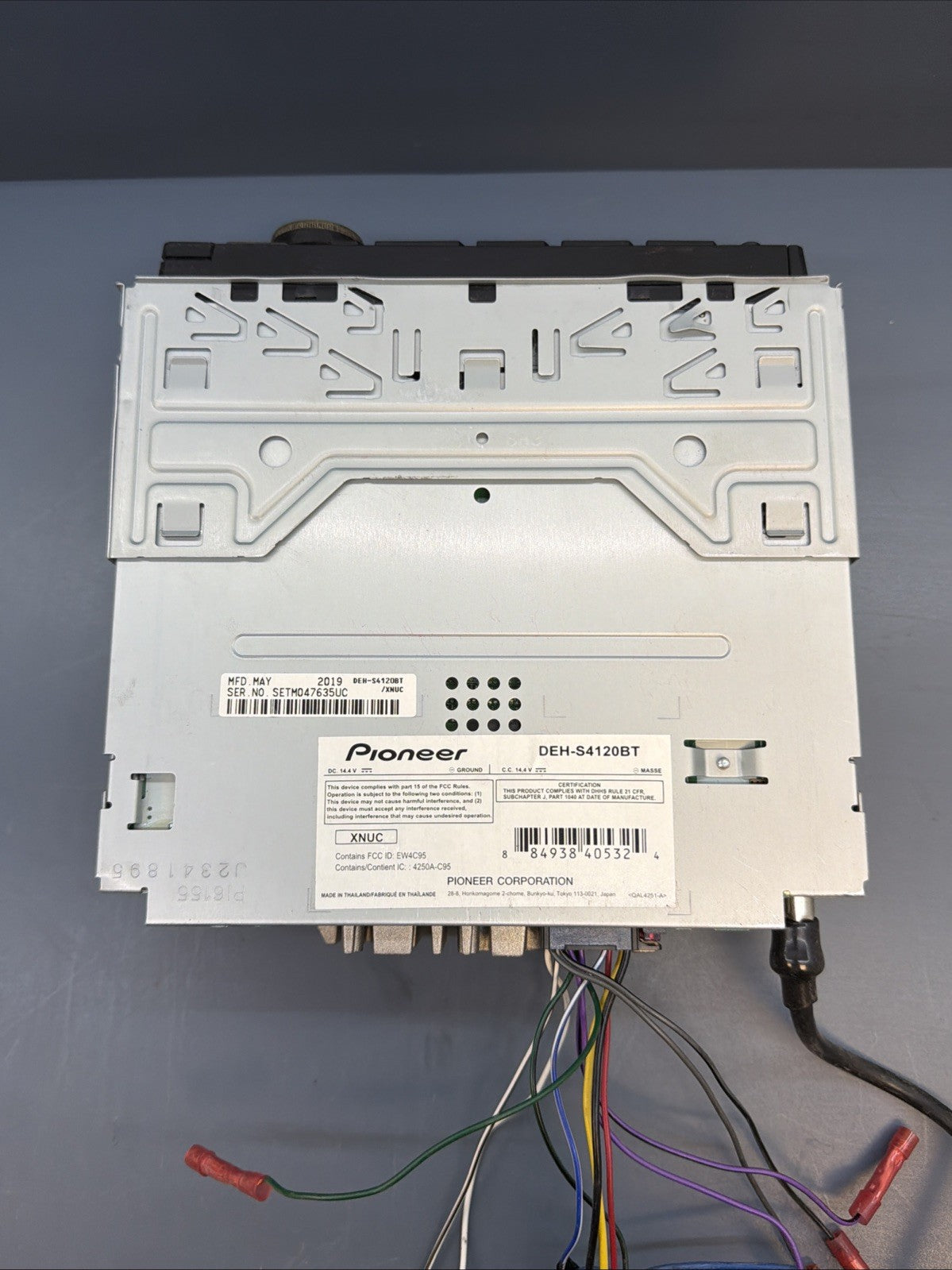 Pioneer DEH-S4120BT Single DIN Receiver with Bluetooth OFF BMW E36 Z3