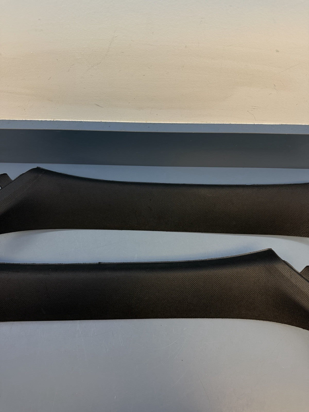12-16 BMW F30 Front Left & Right A Pillar Trim Panel Cover BLACK 7220995 7220996
