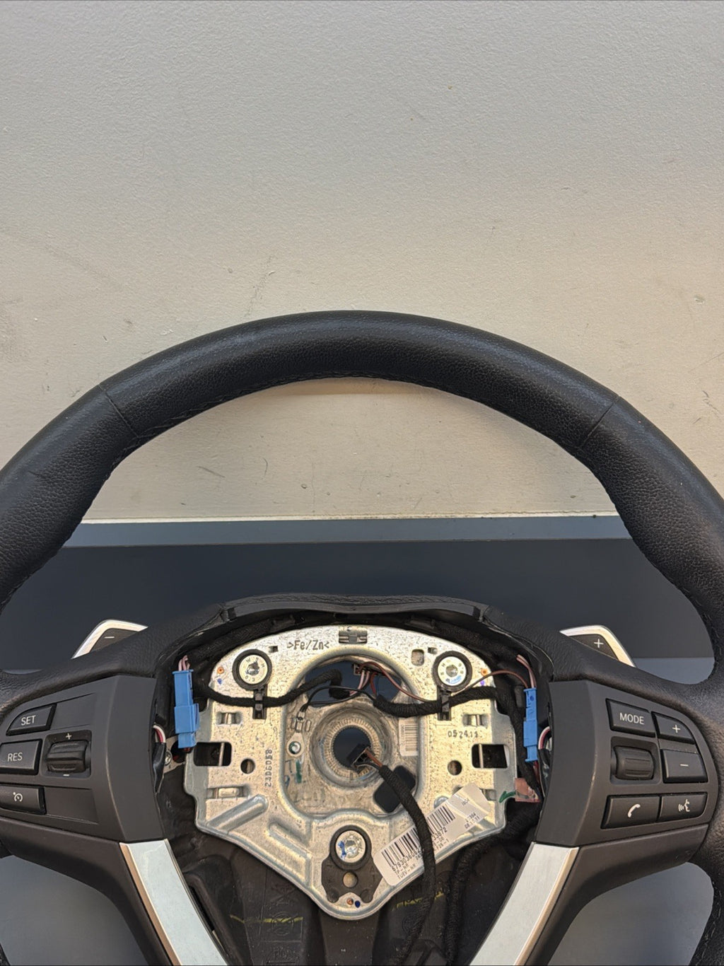 BMW 2011-2017 F25 X3 BLACK LETHER STEERING WHEEL HEATED SPORT OEM 2406058